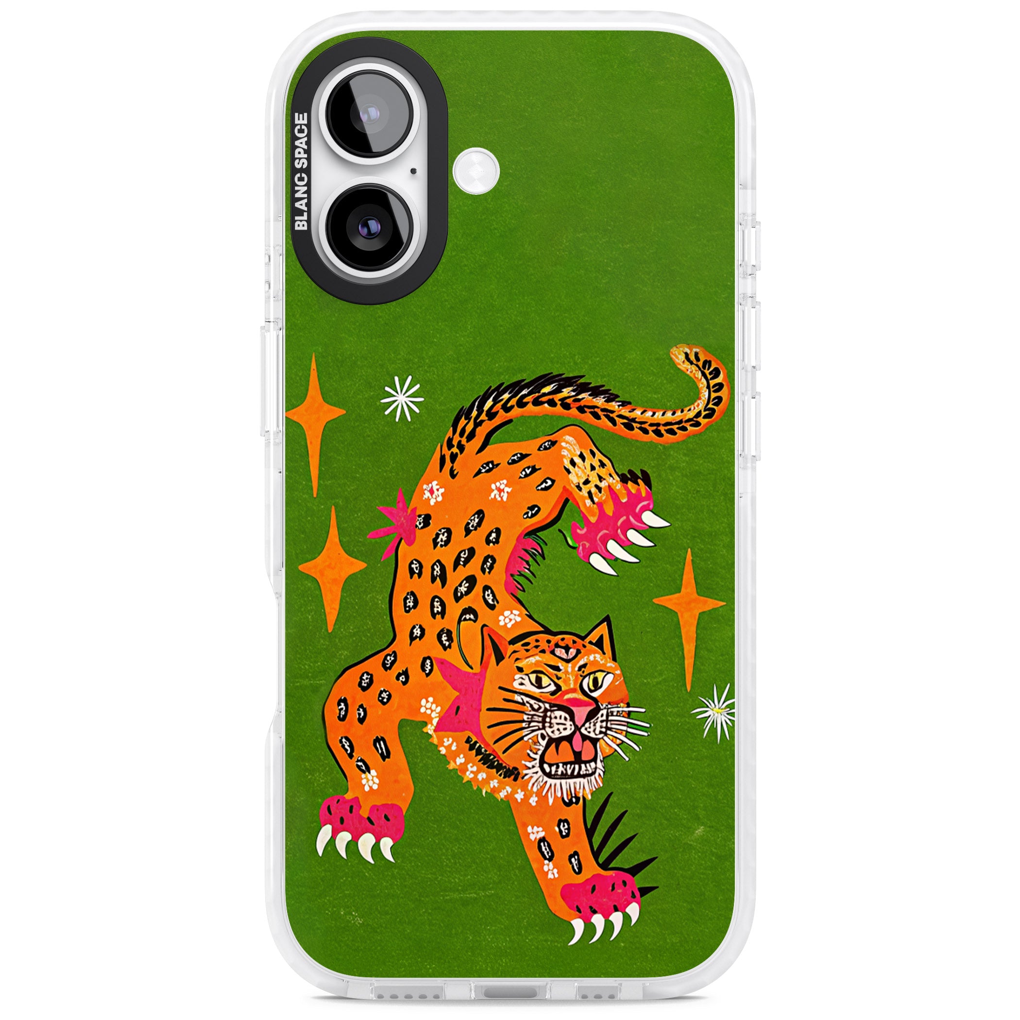Fierce Jaguar iPhone 17 Impact Pro Clear Phone Case