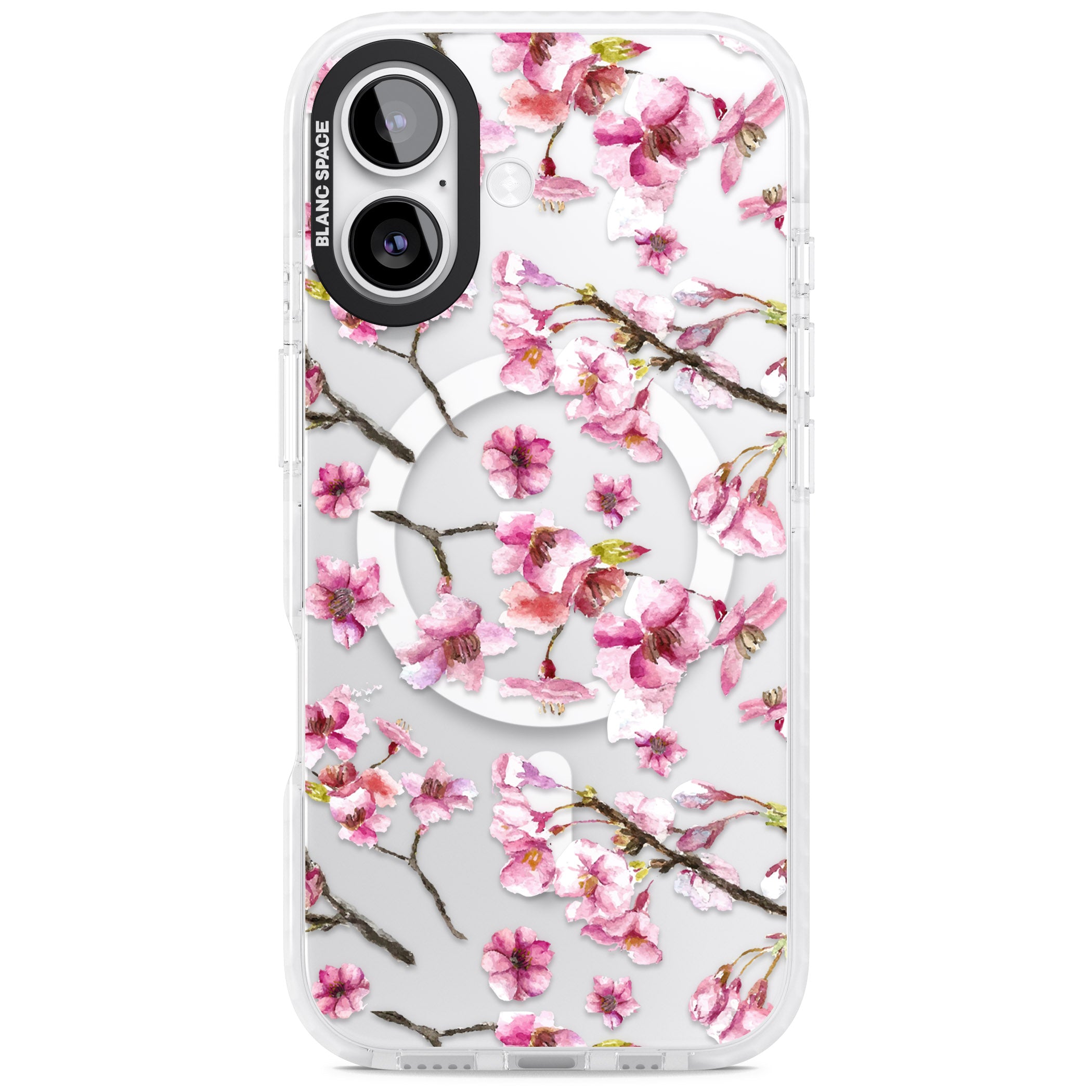 Sakura Bloom iPhone 17 Impact Pro Clear Phone Case