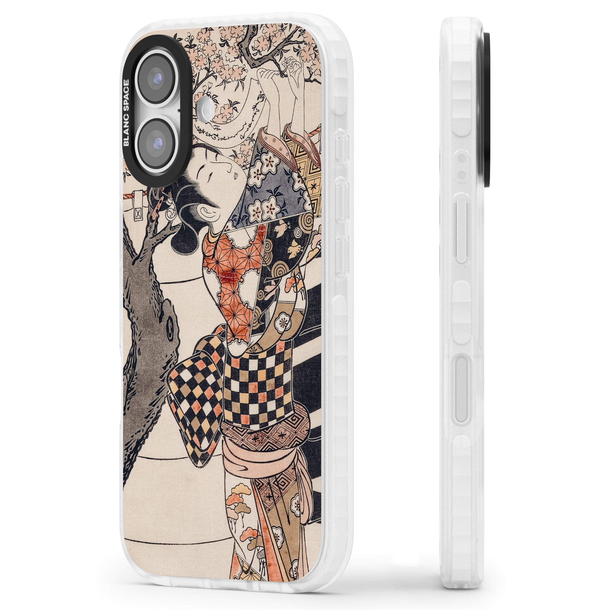 Vintage Japan iPhone 17 Impact Pro Clear Phone Case Side Profile