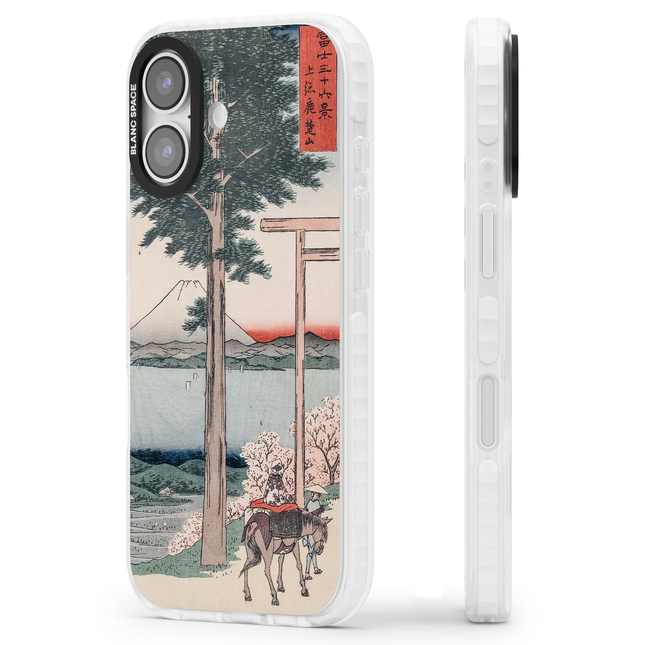Gates To Mt. Fuji iPhone 17 Impact Pro Clear Phone Case Side Profile