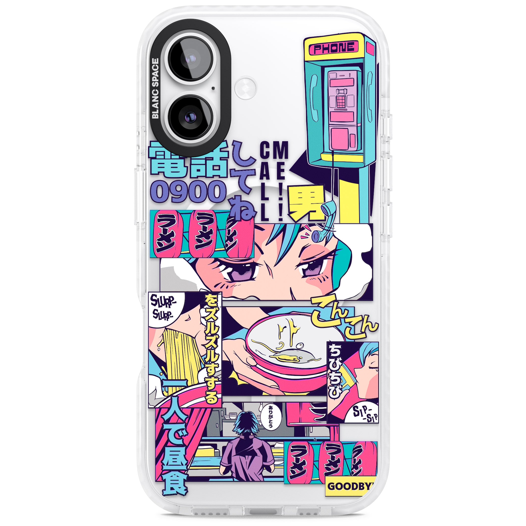 Vibrant Anime Comic iPhone 17 Impact Pro Clear Phone Case
