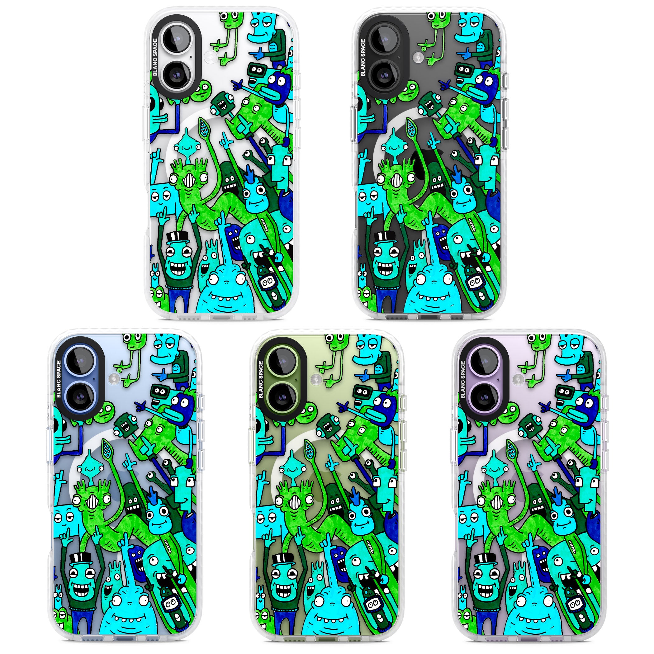 Don'T Point iPhone 17 Impact Pro Clear Phone Case APT Impact Protection