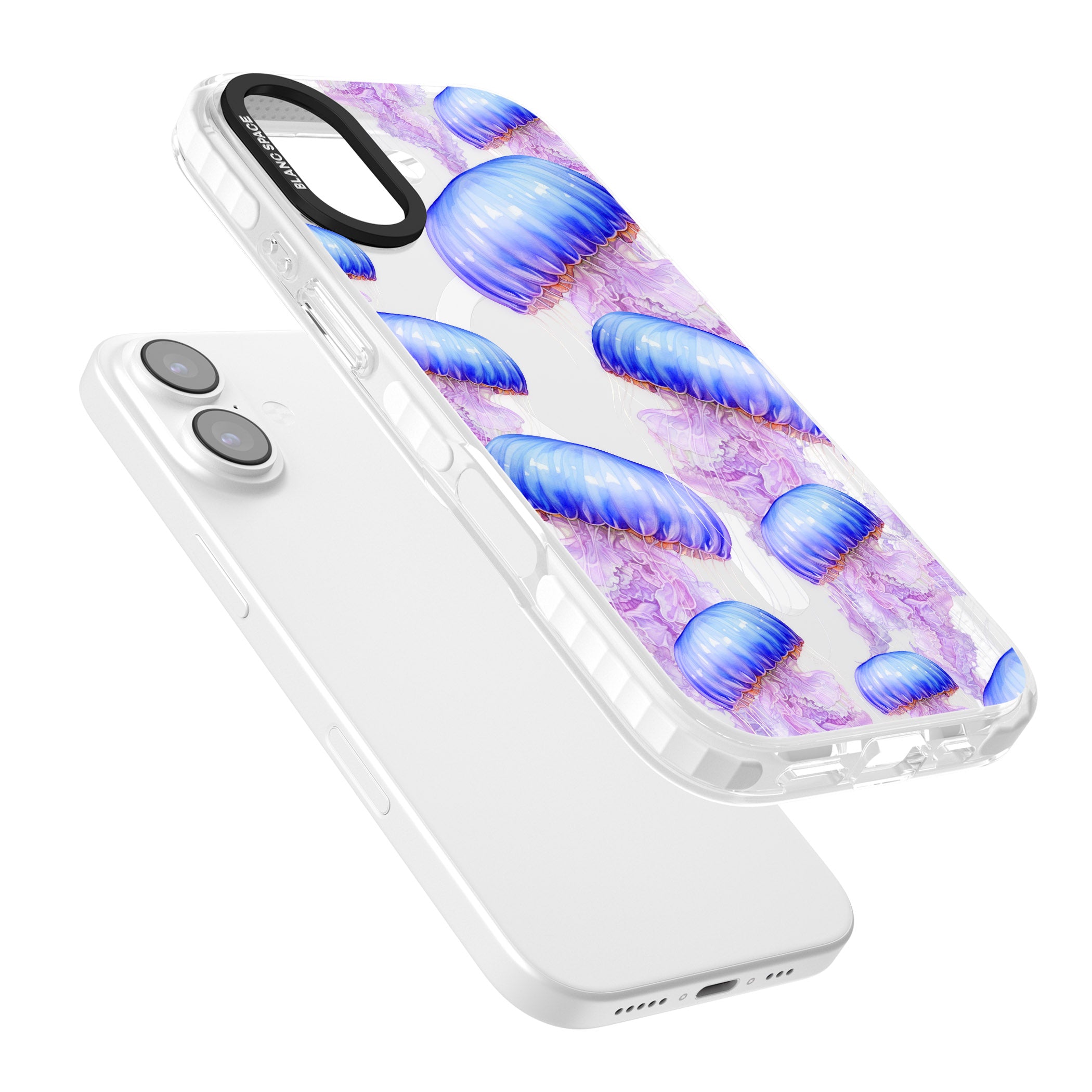 Jellyfish iPhone 17 Impact Pro Clear Phone Case Colours