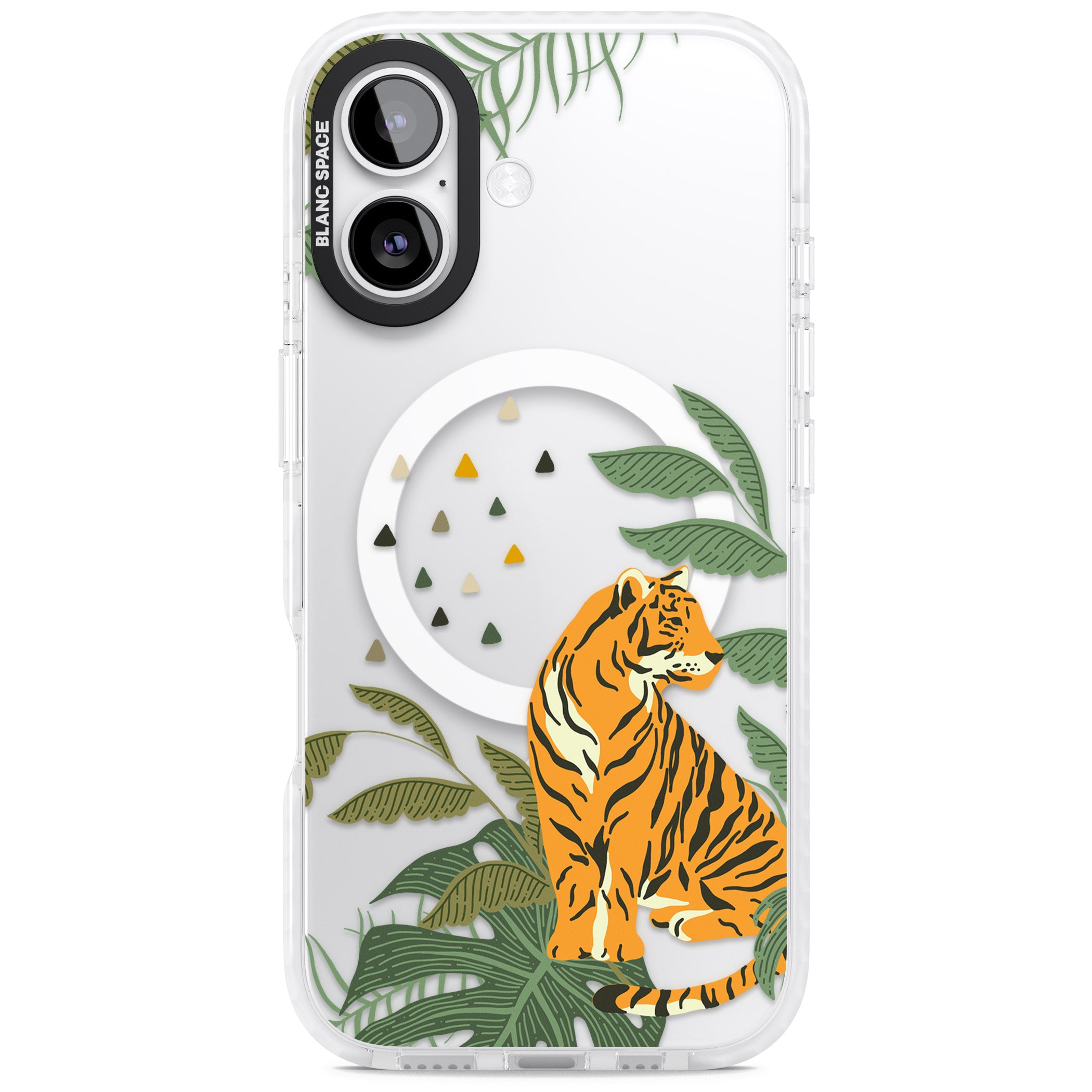Tiger Jungle iPhone 17 Impact Pro Clear Phone Case