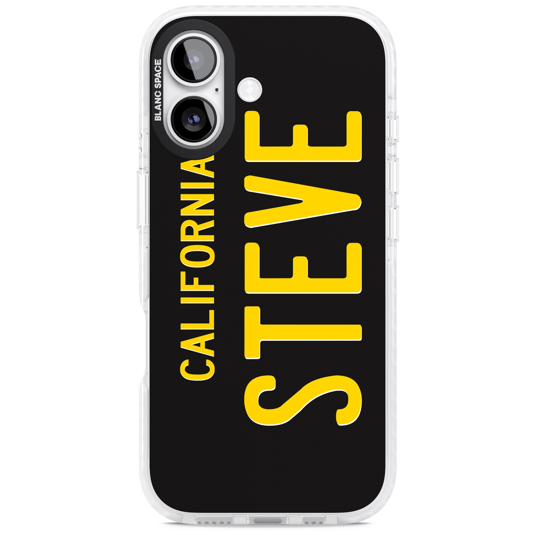 Personalised Vintage California License Plate iPhone 17 Impact Pro Clear Phone Case