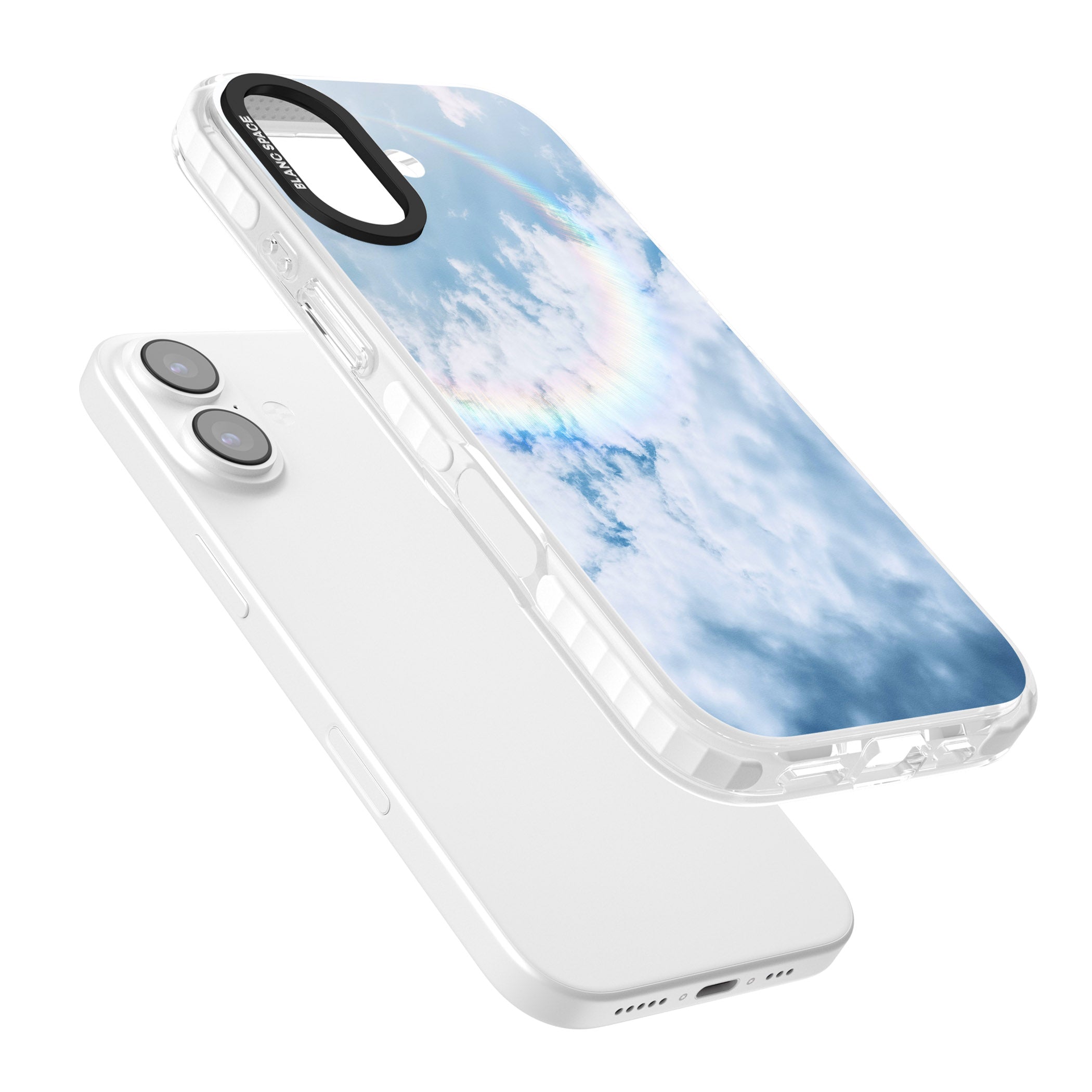 Pastel Rainbow Sky iPhone 17 Impact Pro Clear Phone Case Colours