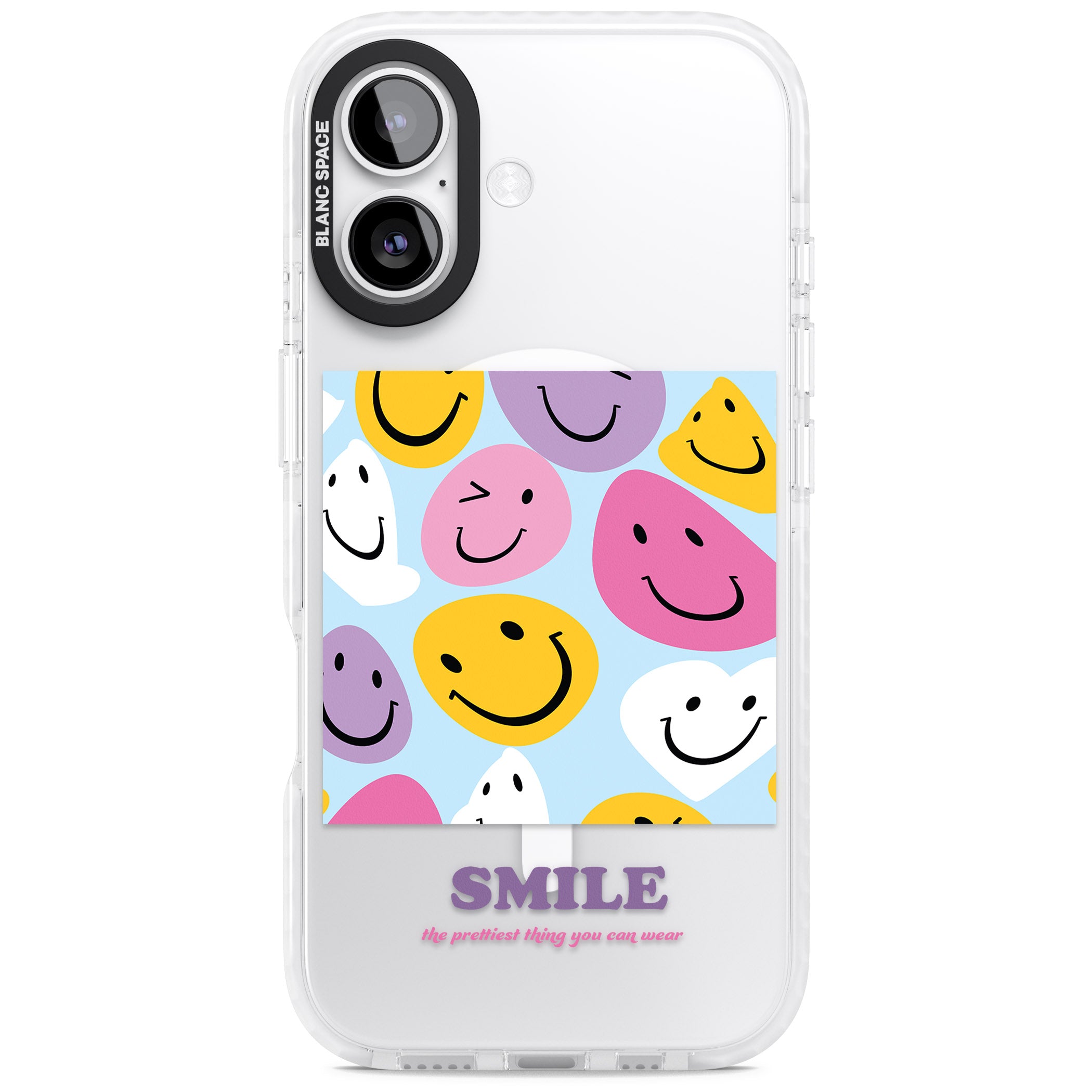 A Smile iPhone 17 Impact Pro Clear Phone Case