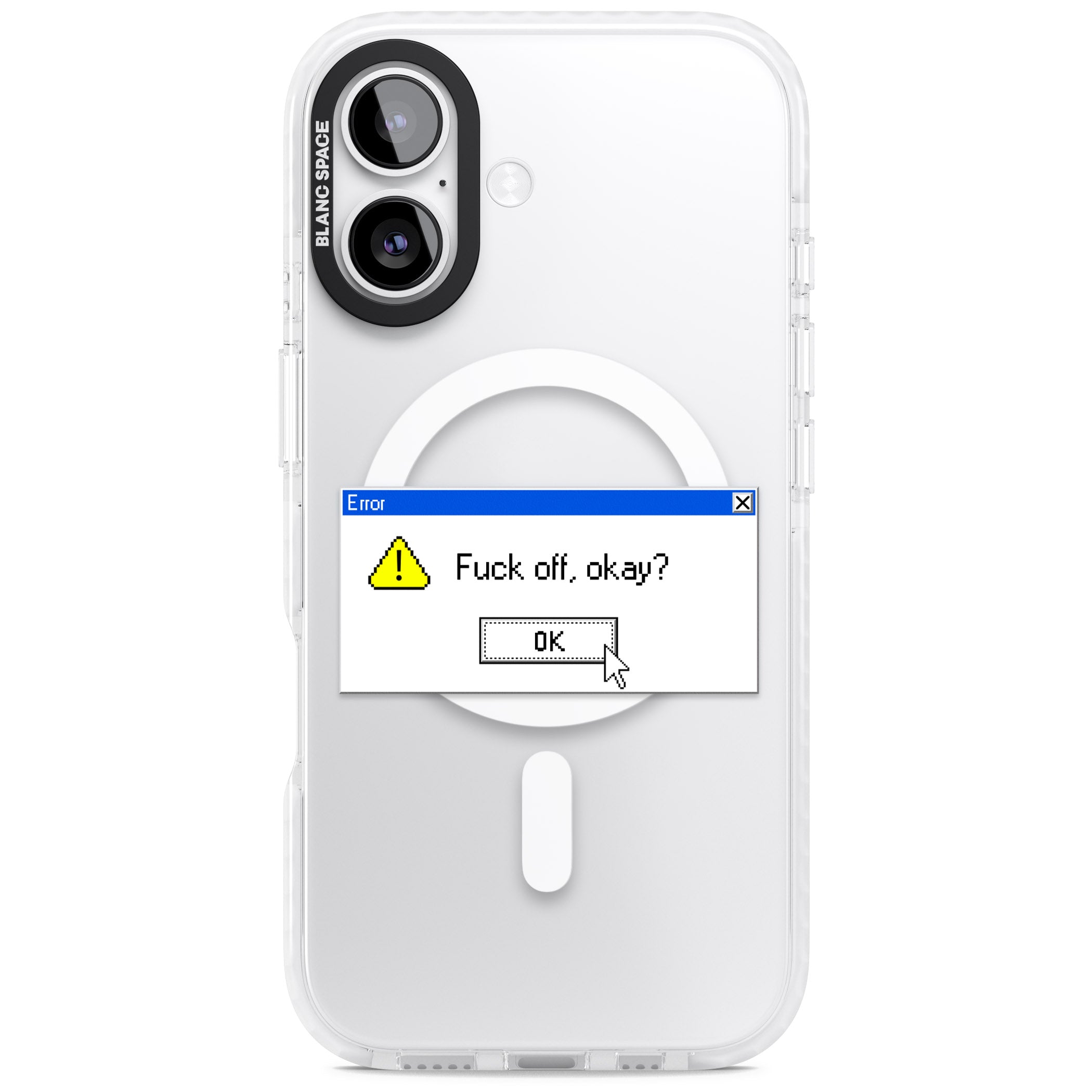 F Ck Off Okay Exe iPhone 17 Impact Pro Clear Phone Case