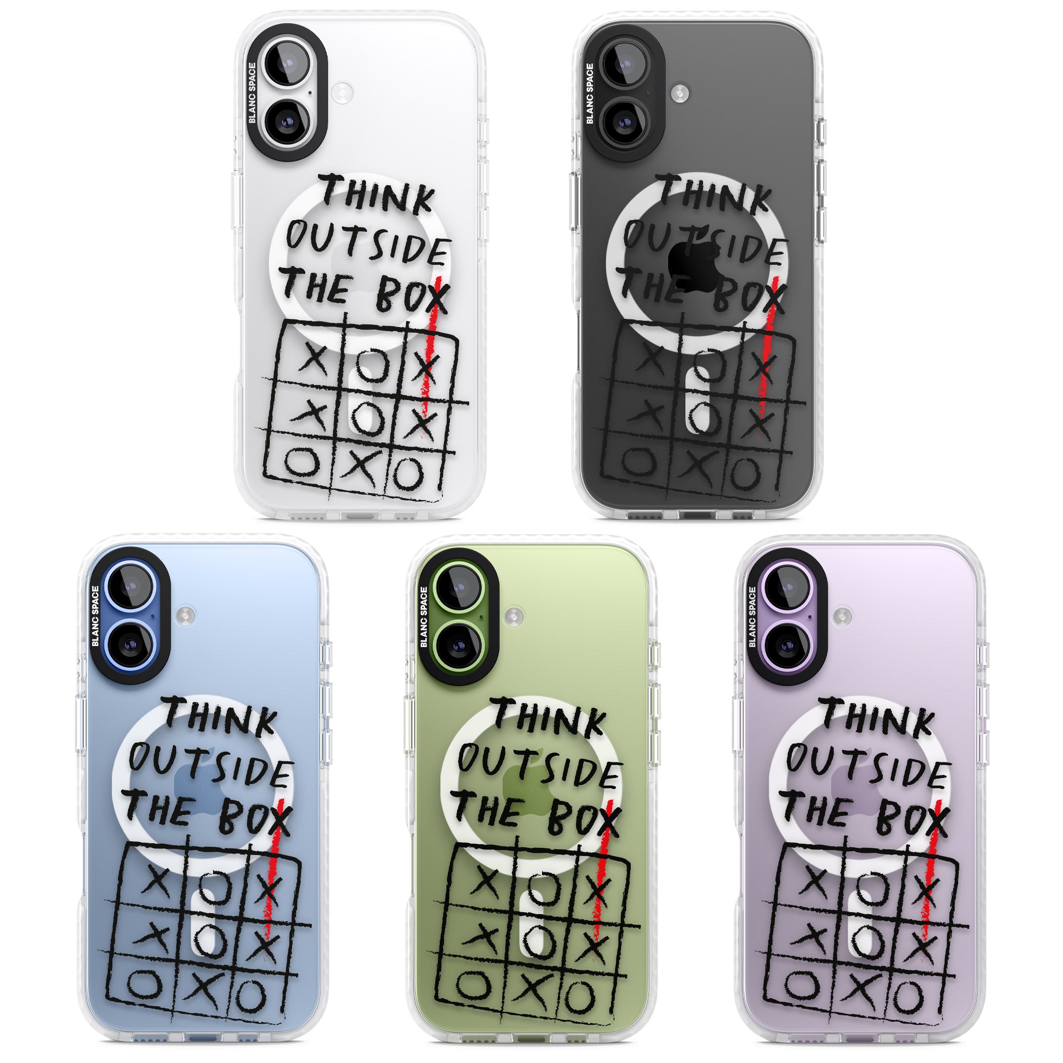 Think Outside The Box iPhone 17 Impact Pro Clear Phone Case APT Impact Protection