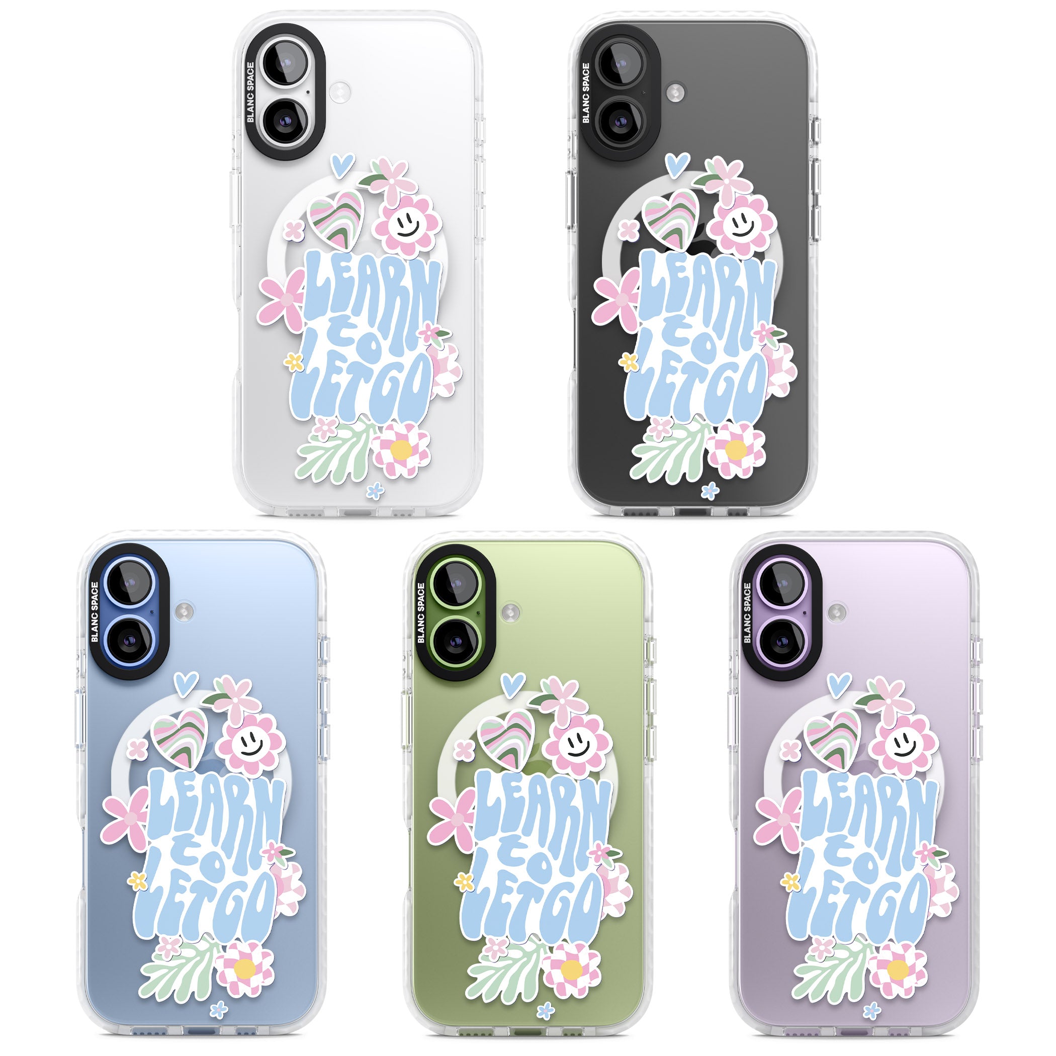 Learn To Let Go iPhone 17 Impact Pro Clear Phone Case APT Impact Protection