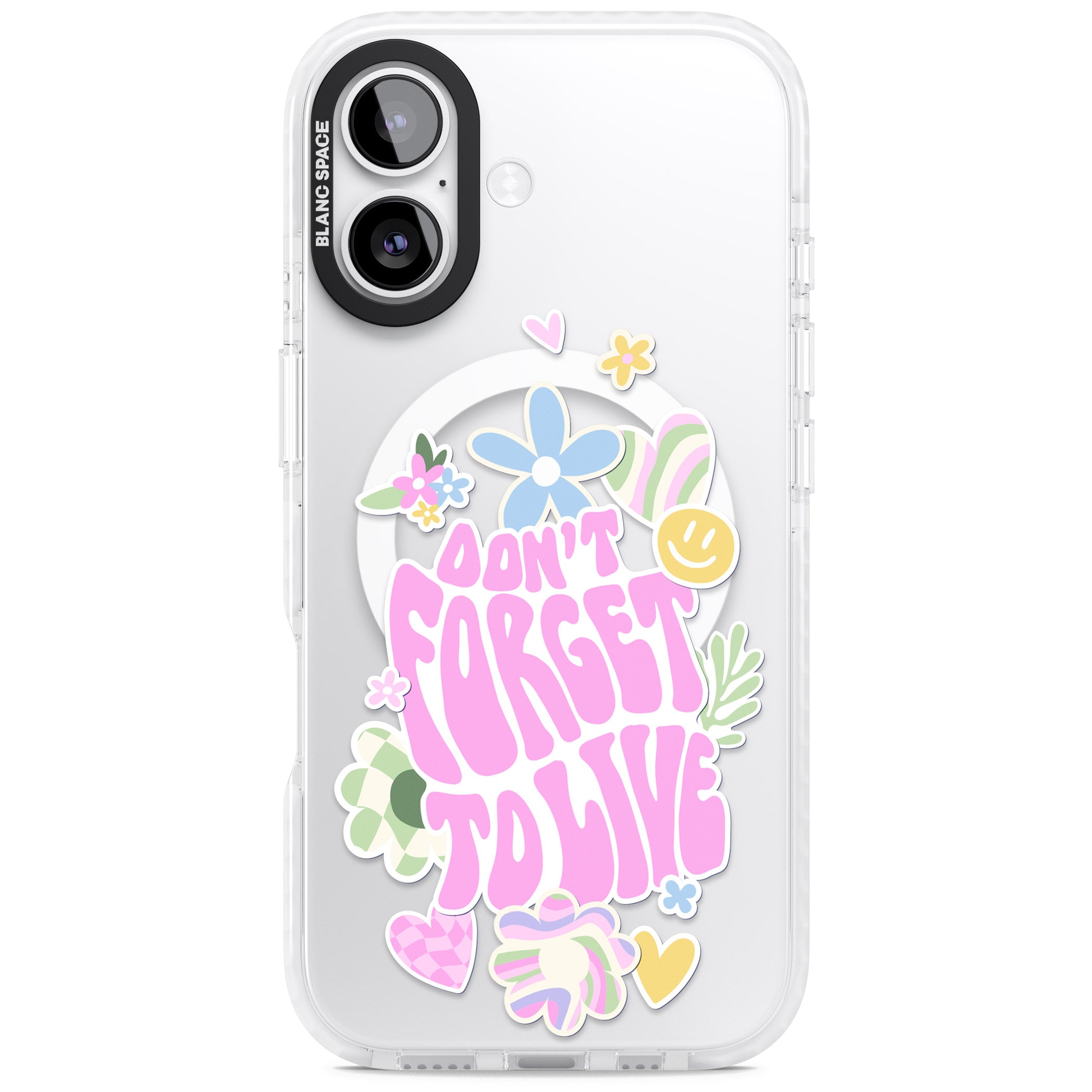 Don'T Forget To Live iPhone 17 Impact Pro Clear Phone Case
