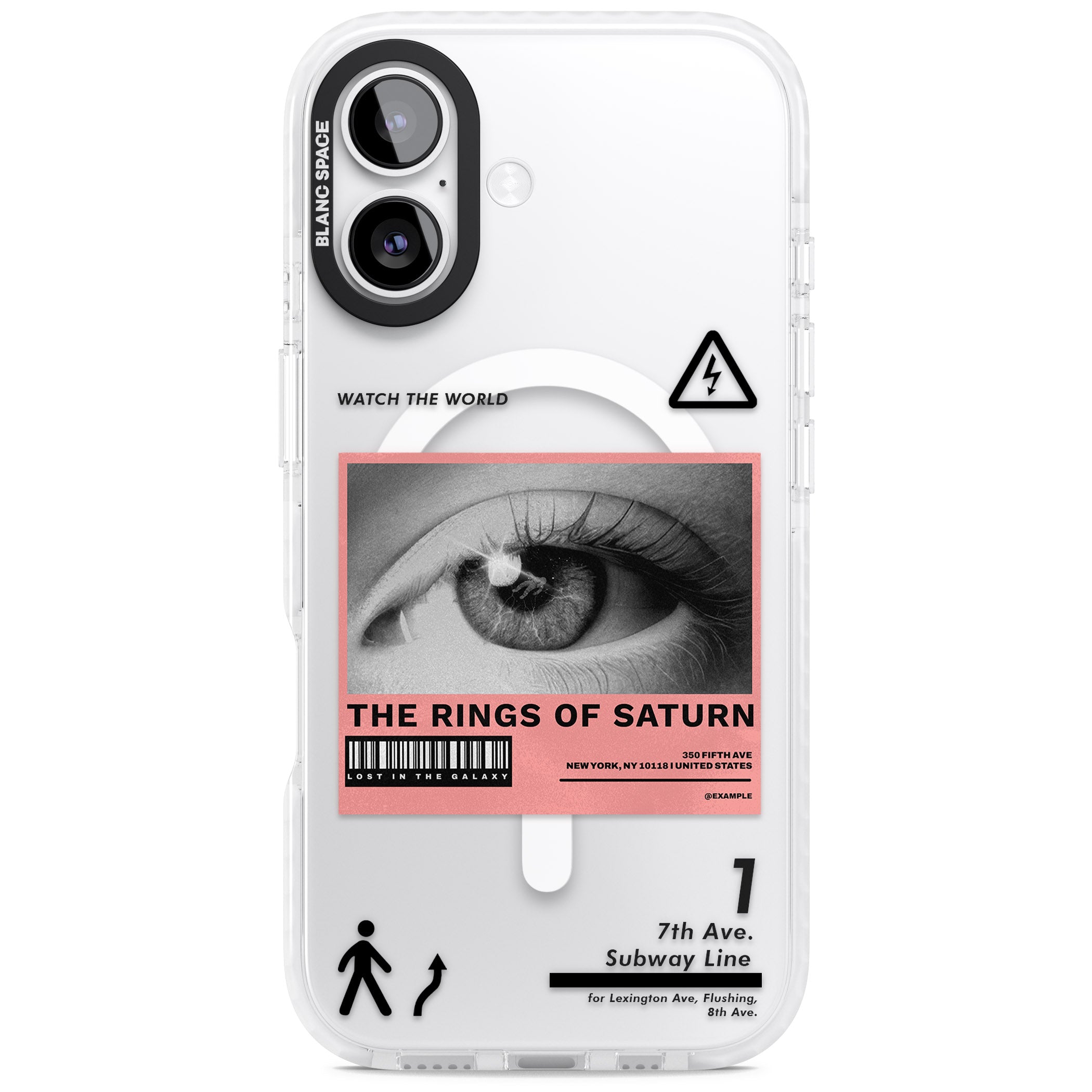 Watch The World iPhone 17 Impact Pro Clear Phone Case