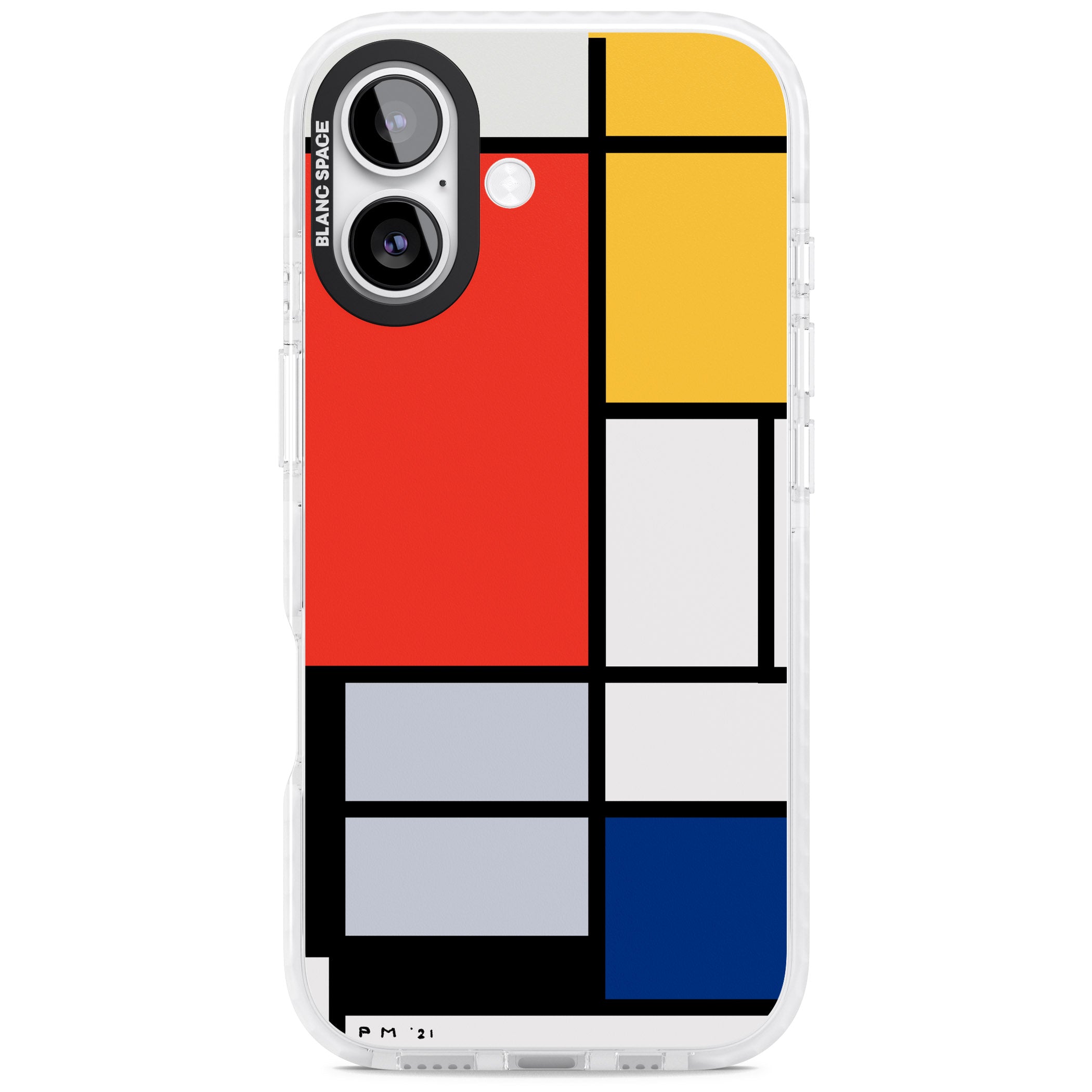 Piet Mondrian'S Composition iPhone 17 Impact Pro Clear Phone Case