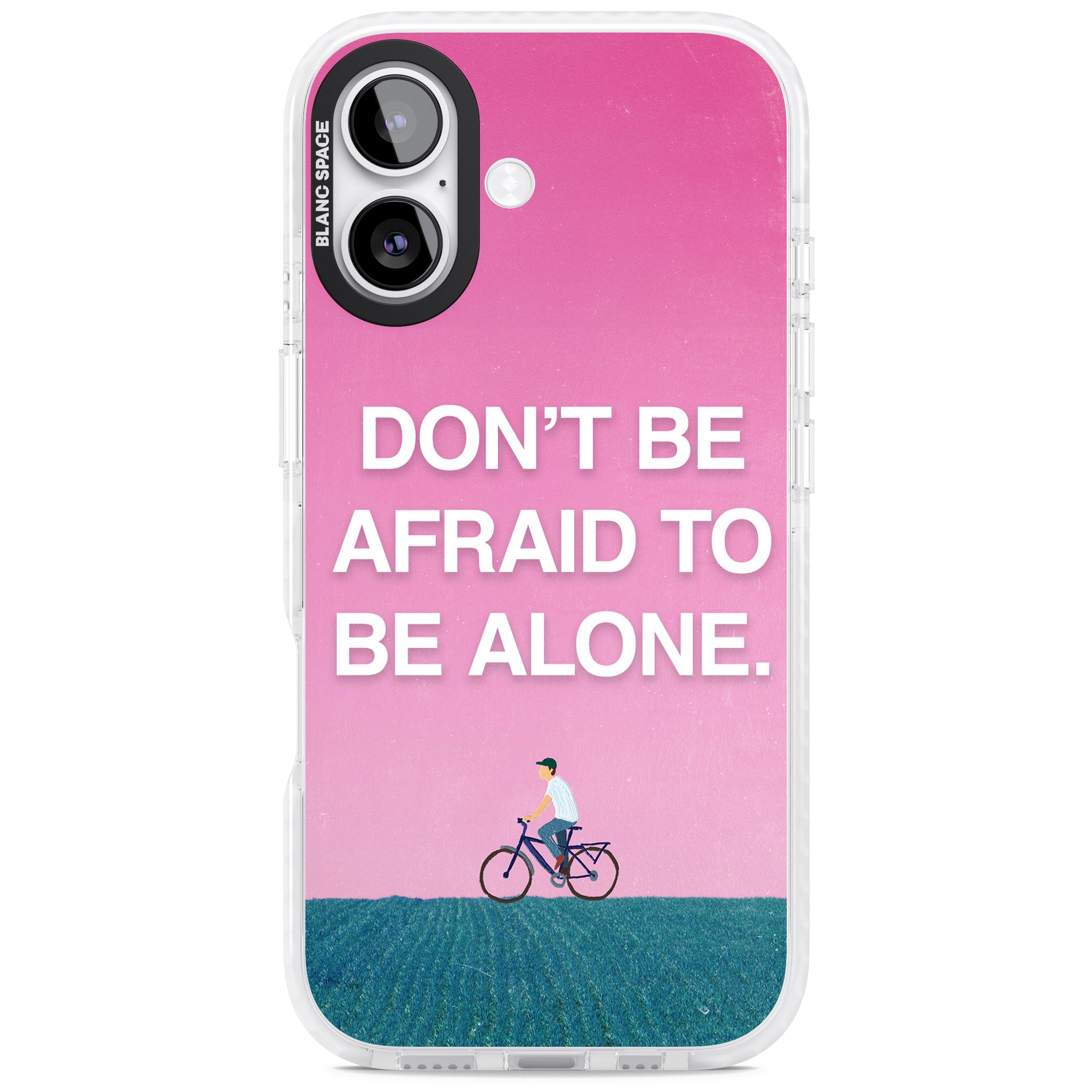 Don'T Be Afraid To Be Alone iPhone 17 Impact Pro Clear Phone Case