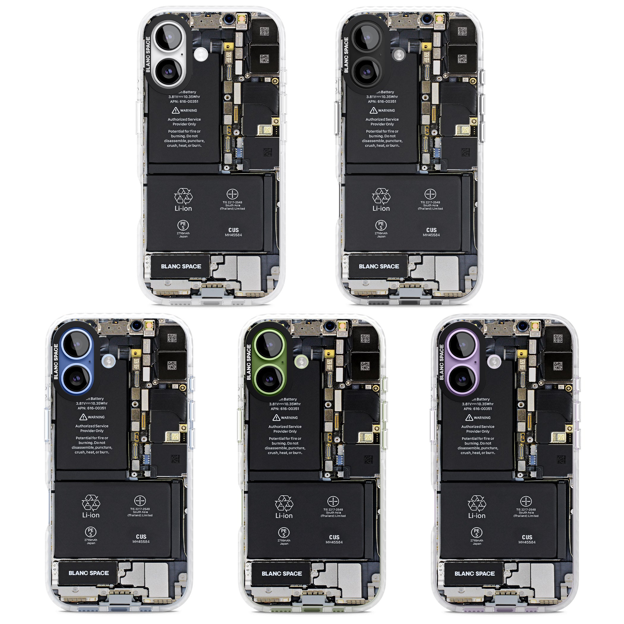 Circuit Board Standard iPhone 17 Impact Pro Clear Phone Case APT Impact Protection