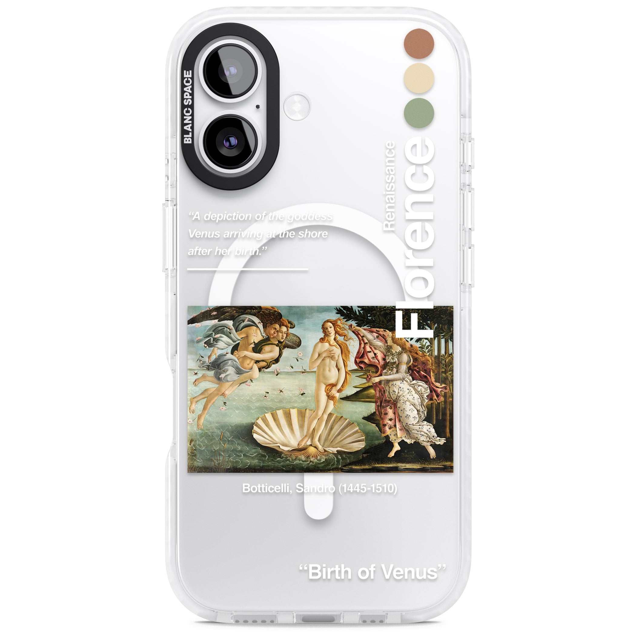 Birth Of Venus iPhone 17 Impact Pro Clear Phone Case
