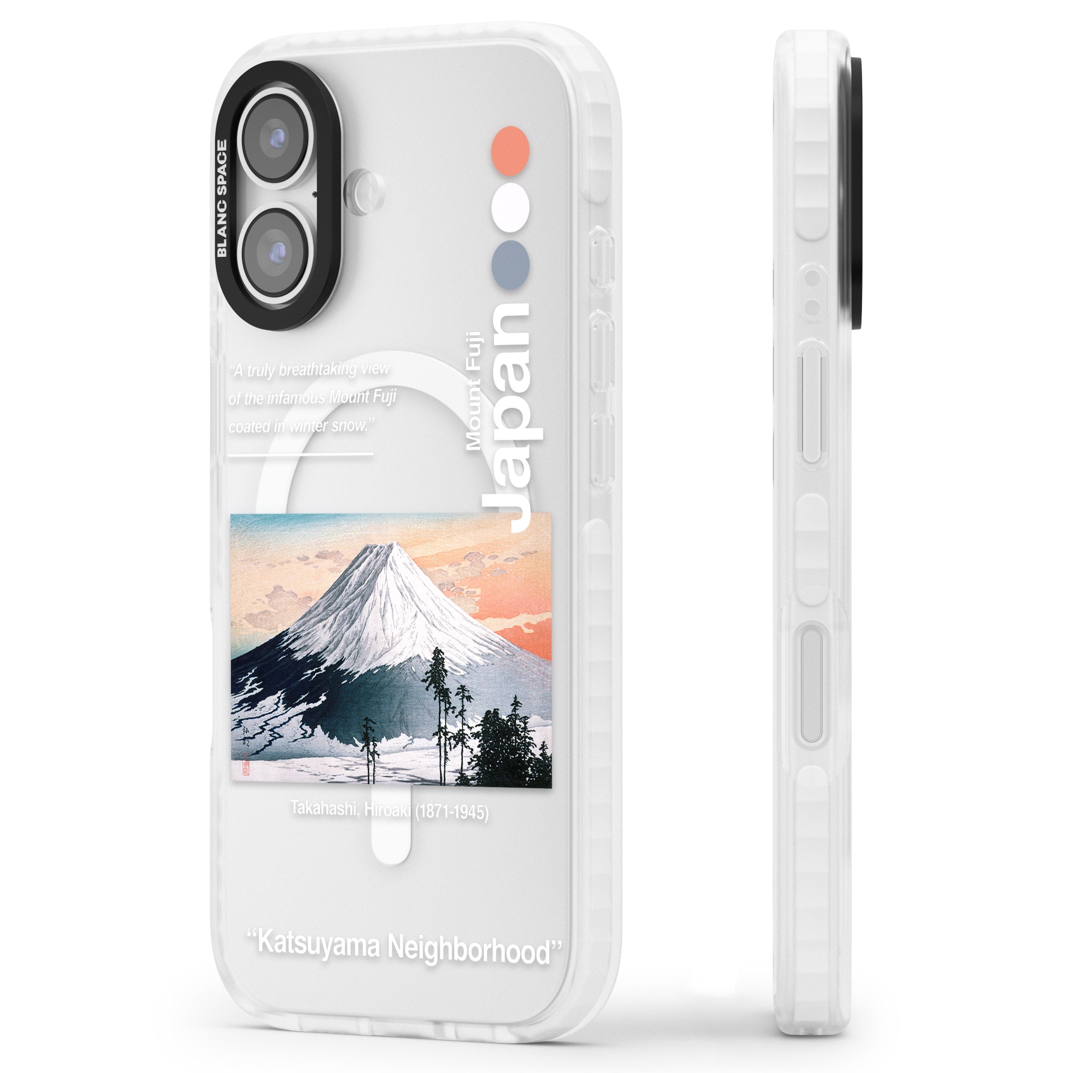 Katsuyama Neighborhood iPhone 17 Impact Pro Clear Phone Case Side Profile