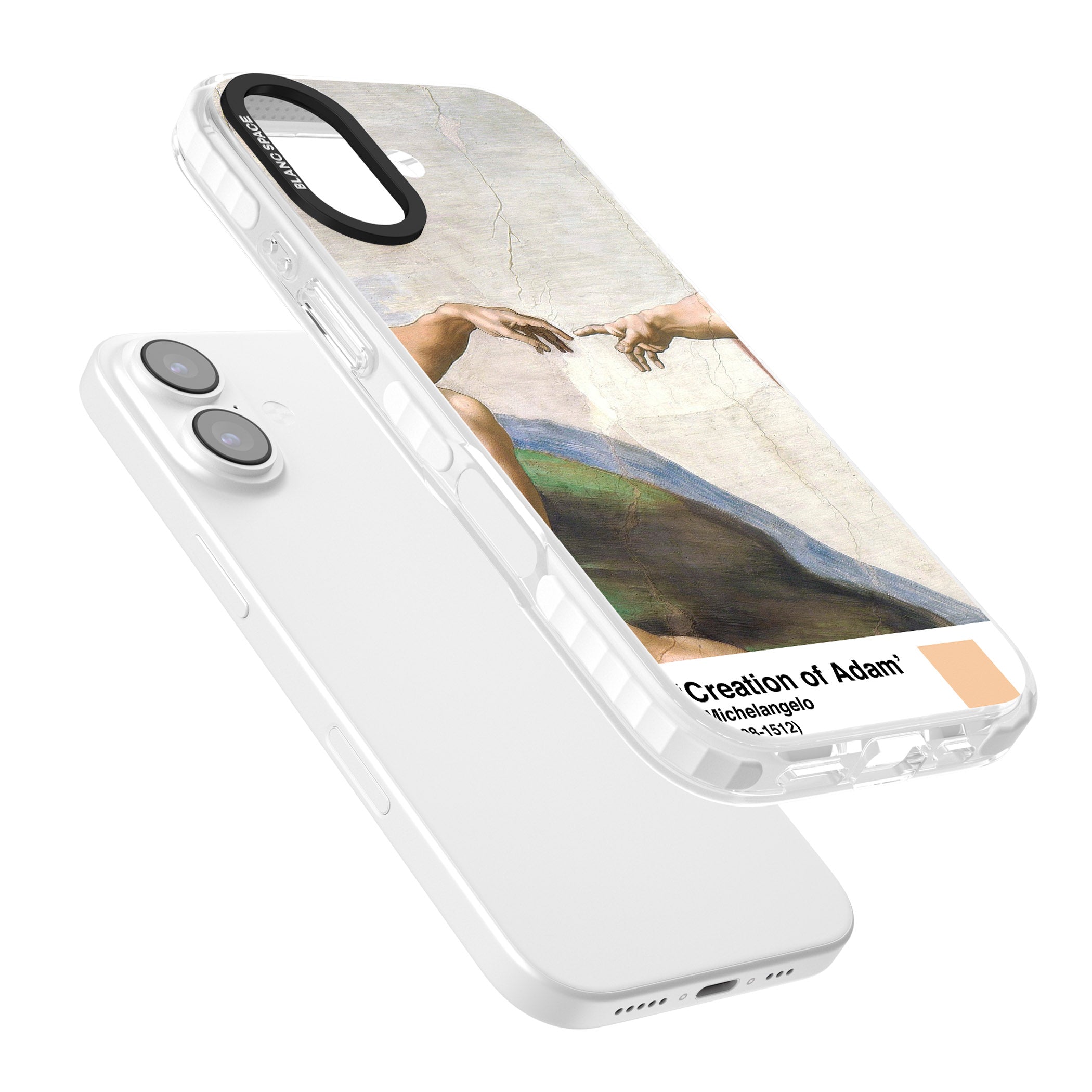 Creation Of Adam iPhone 17 Impact Pro Clear Phone Case Colours