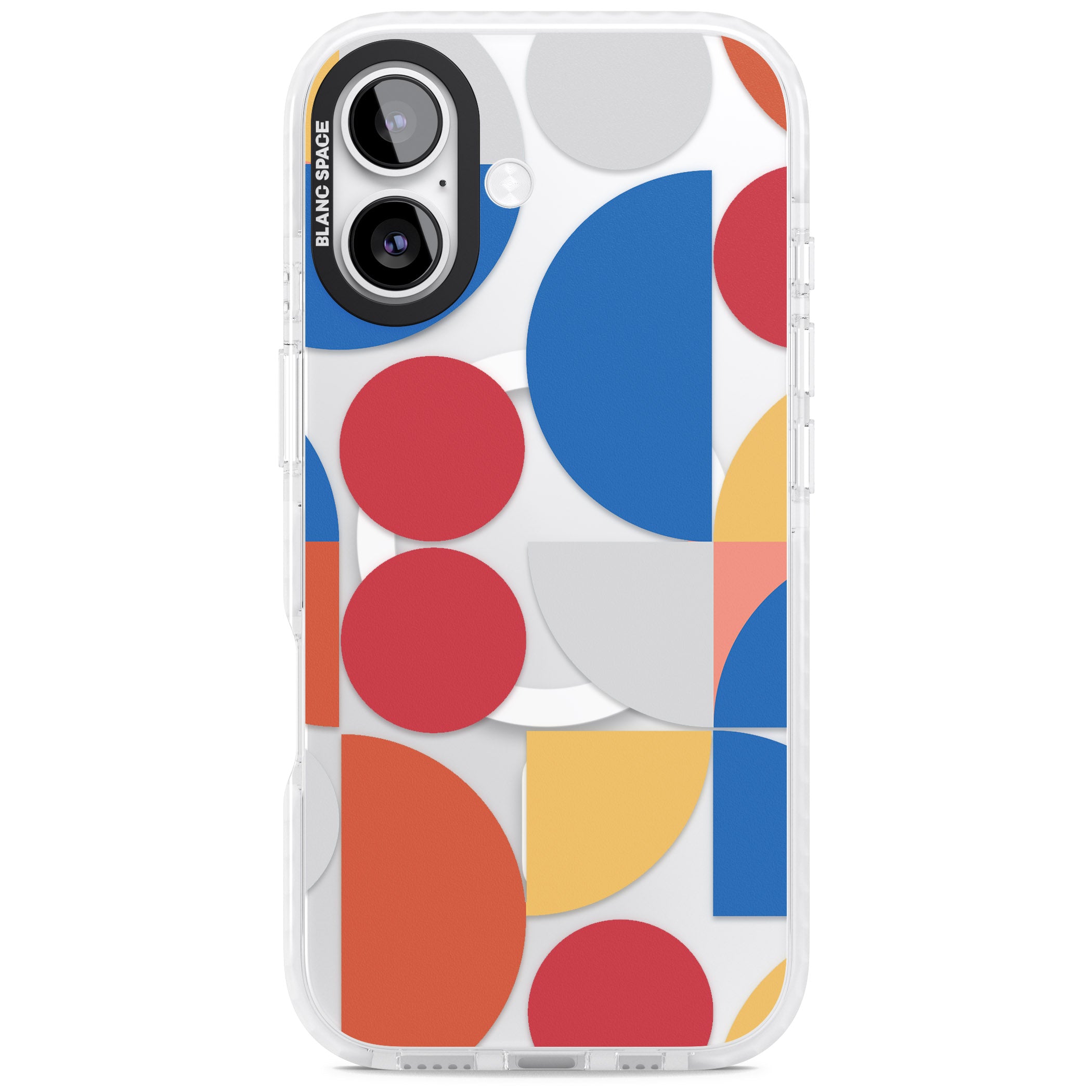 Abstract Colorful Geometric iPhone 17 Impact Pro Clear Phone Case