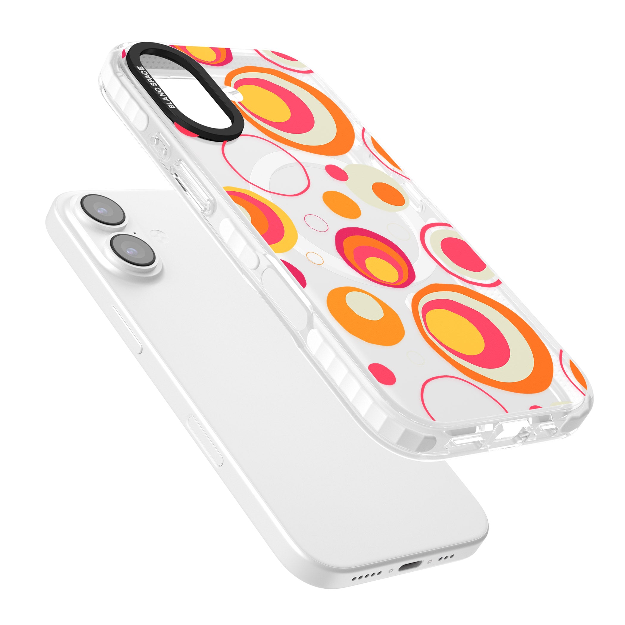 Mid Century Party Pattern iPhone 17 Impact Pro Clear Phone Case Colours