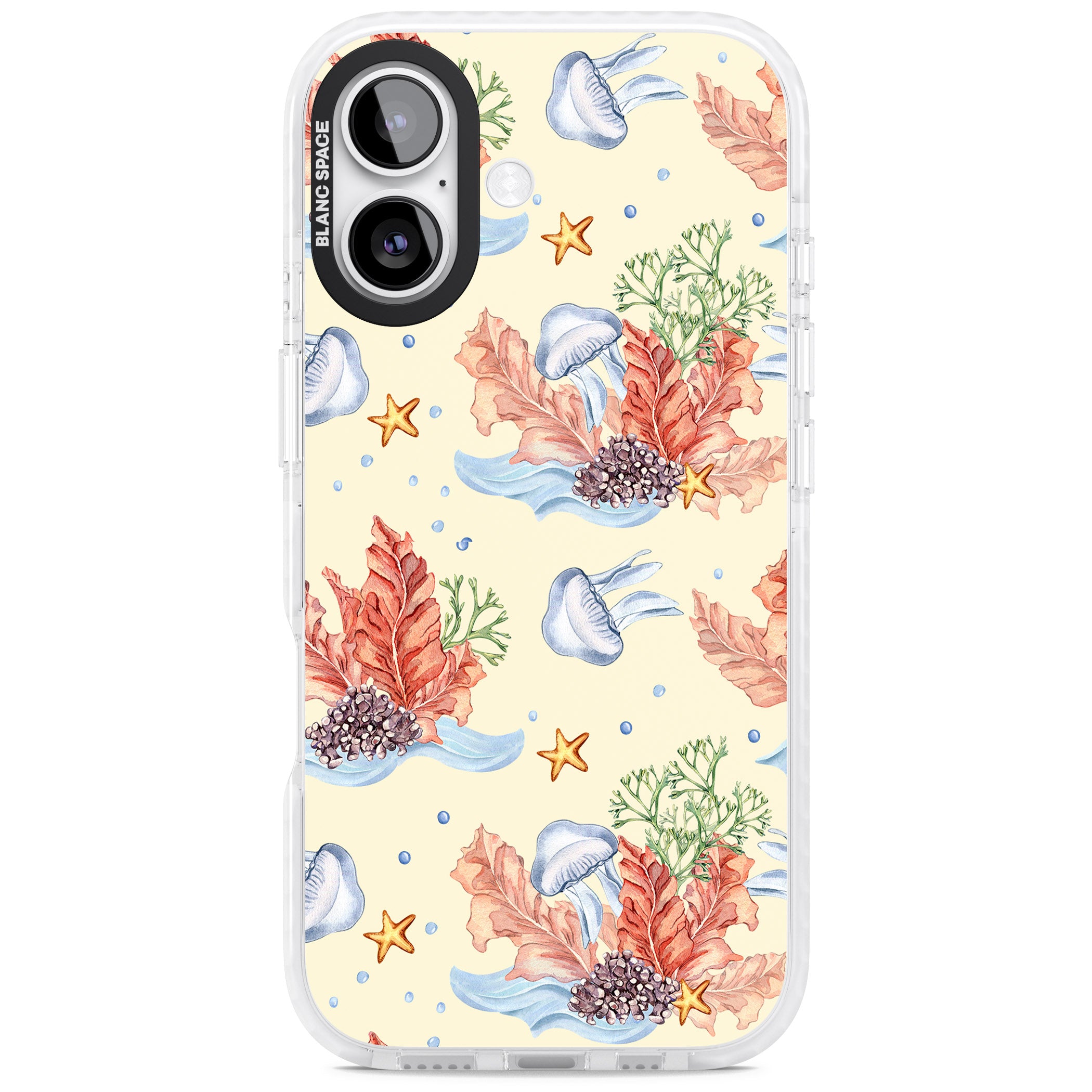 Coral Reef iPhone 17 Impact Pro Clear Phone Case