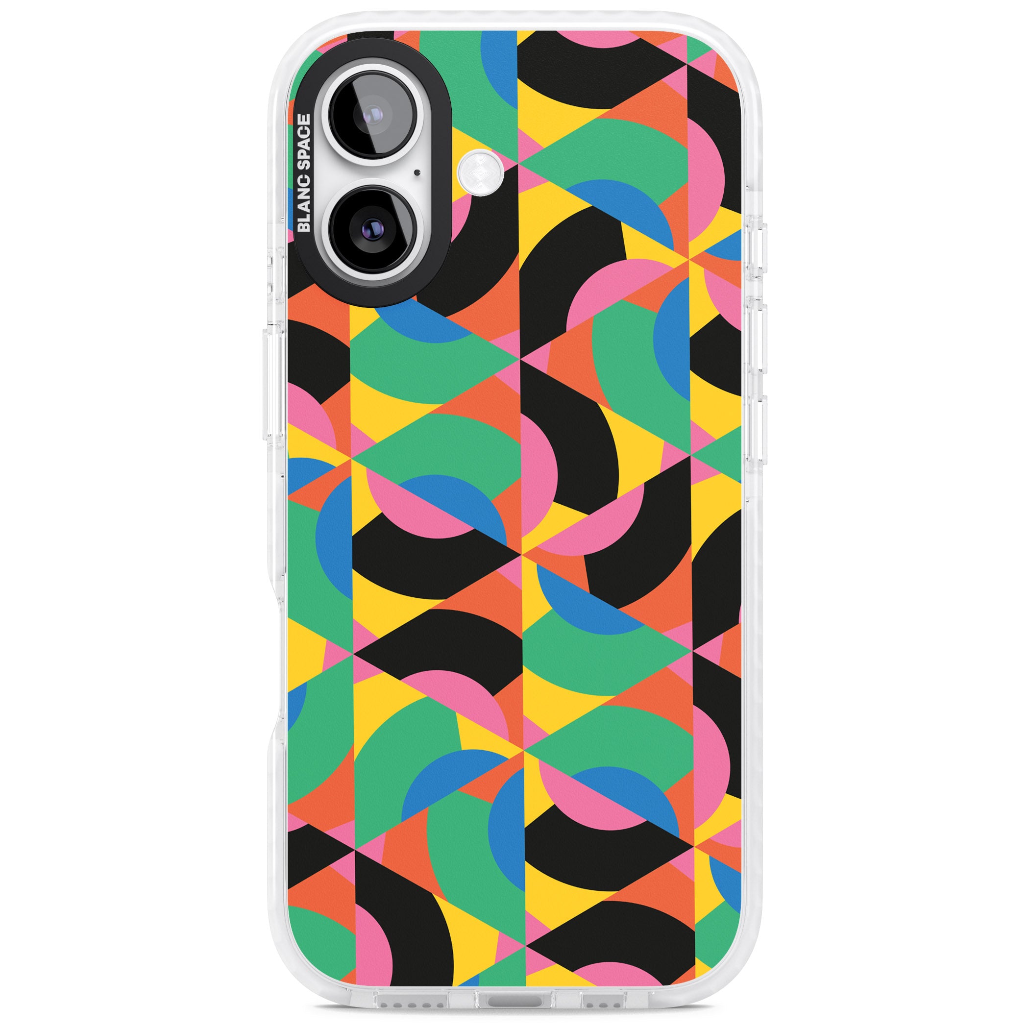 Abstract Carnival iPhone 17 Impact Pro Clear Phone Case