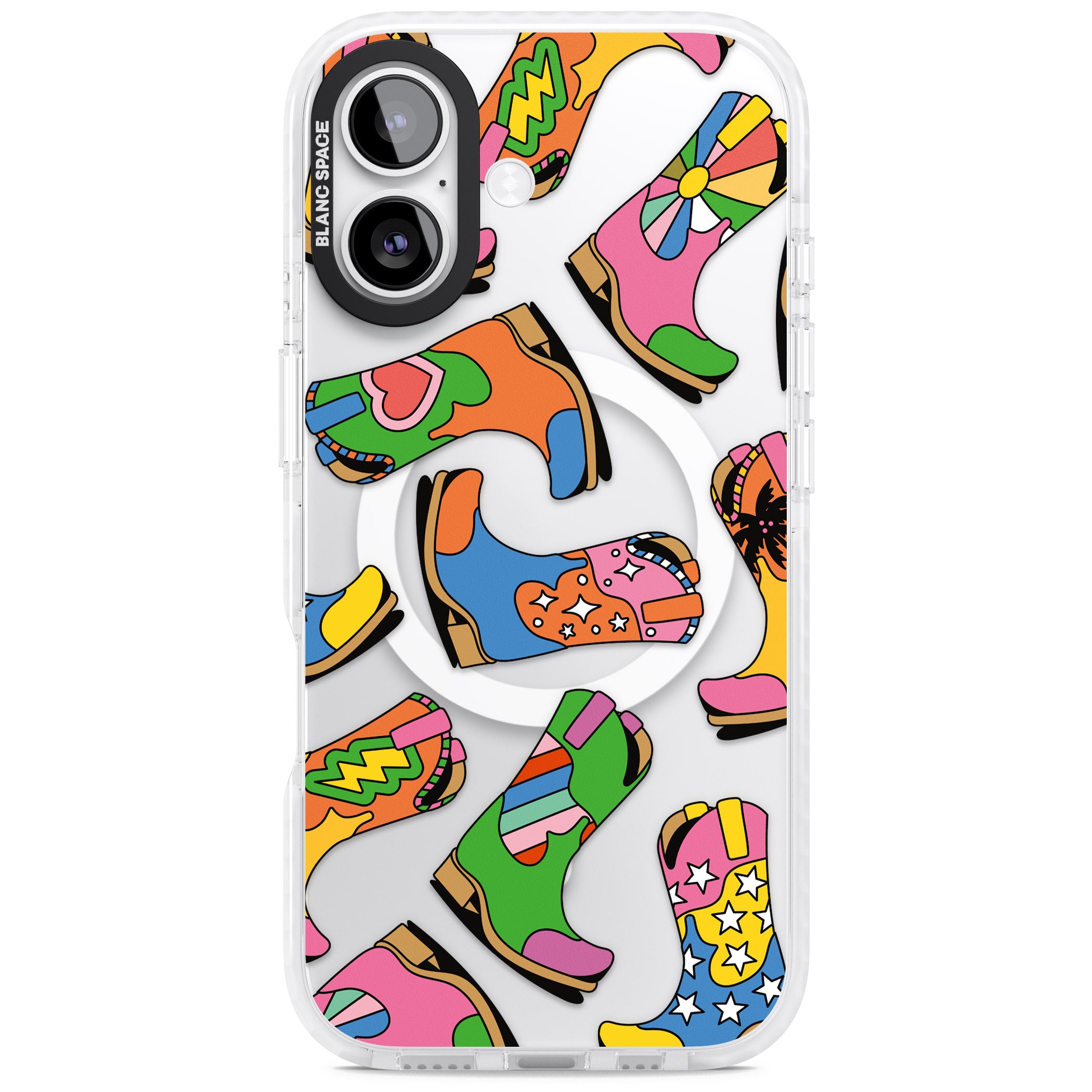 Starburst Boots iPhone 17 Impact Pro Clear Phone Case
