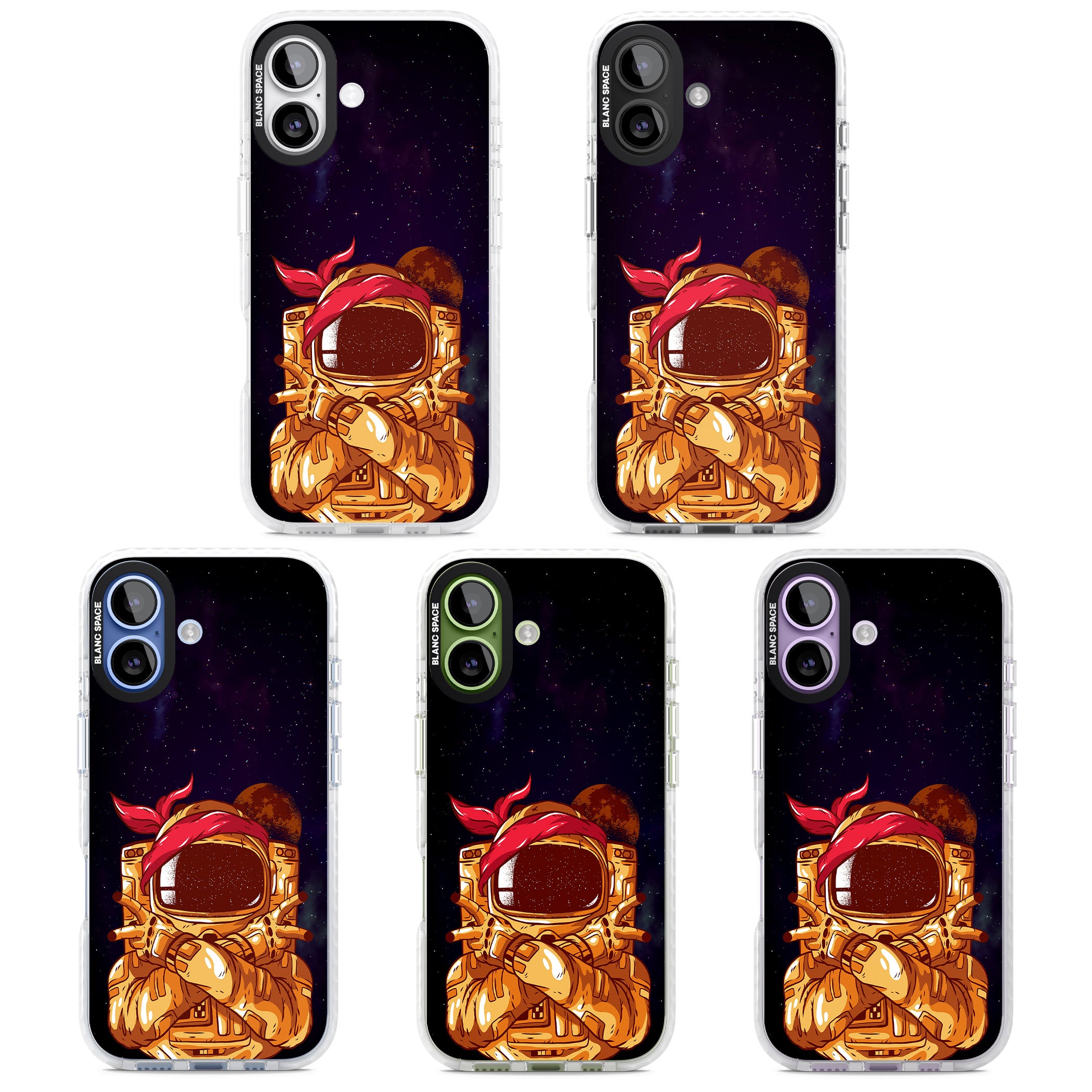 Space Gangster iPhone 17 Impact Pro Clear Phone Case APT Impact Protection