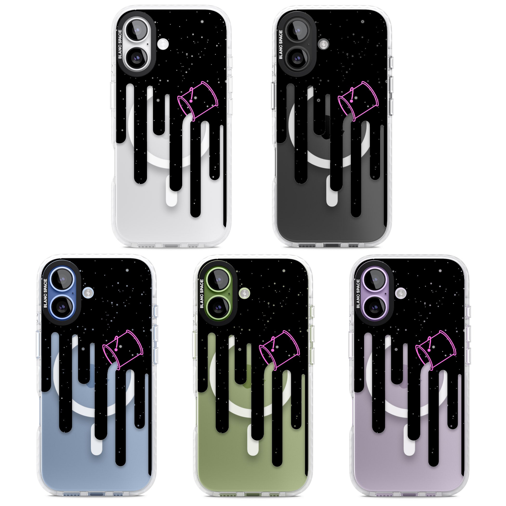 Cosmic Drip iPhone 17 Impact Pro Clear Phone Case APT Impact Protection