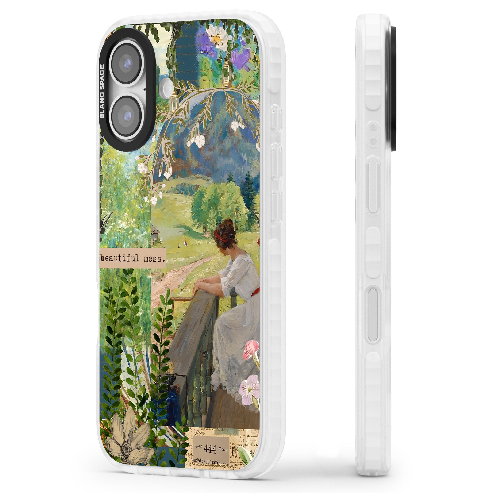Beautiful Mess iPhone 17 Impact Pro Clear Phone Case Side Profile
