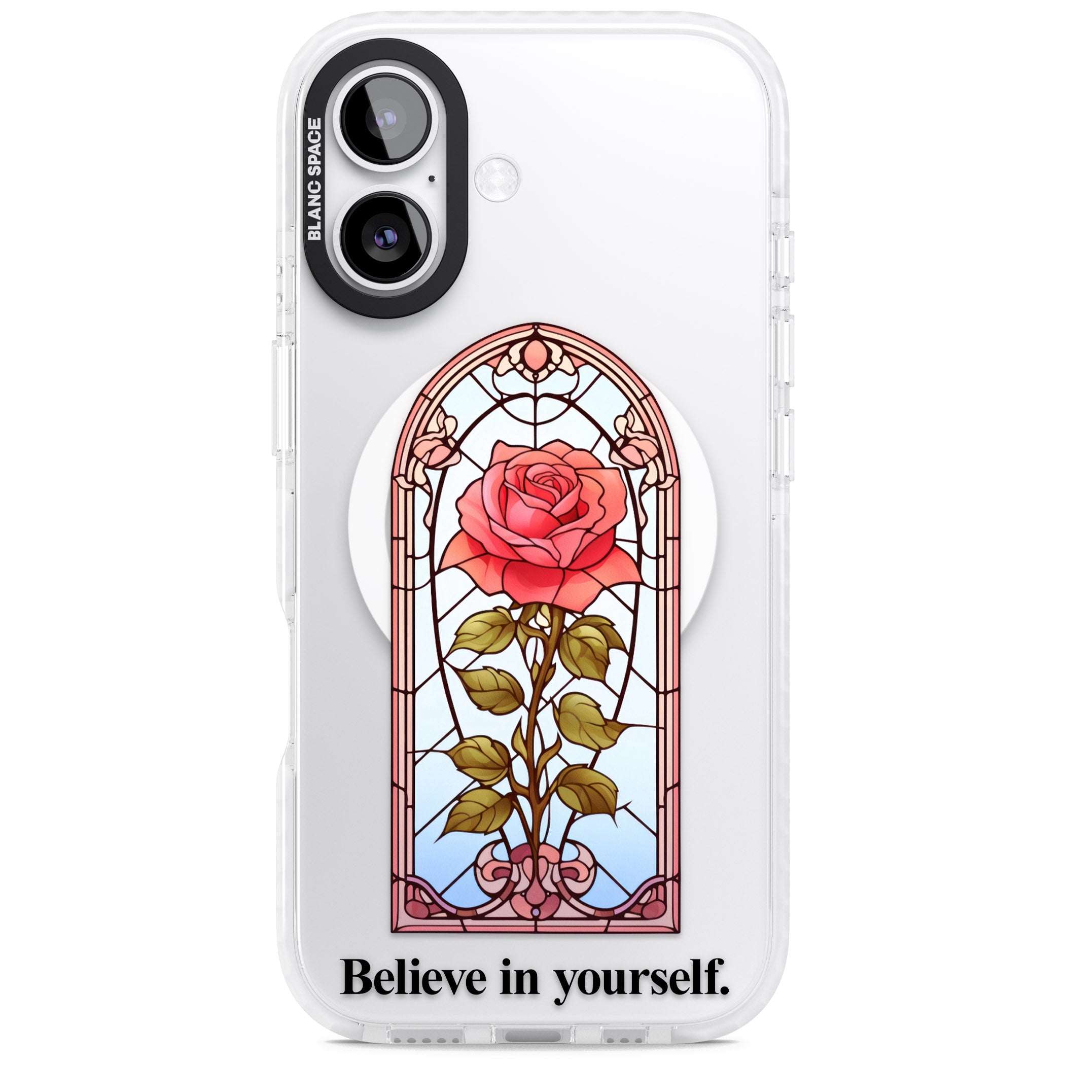Believe In Yourself iPhone 17 Impact Pro Clear Phone Case