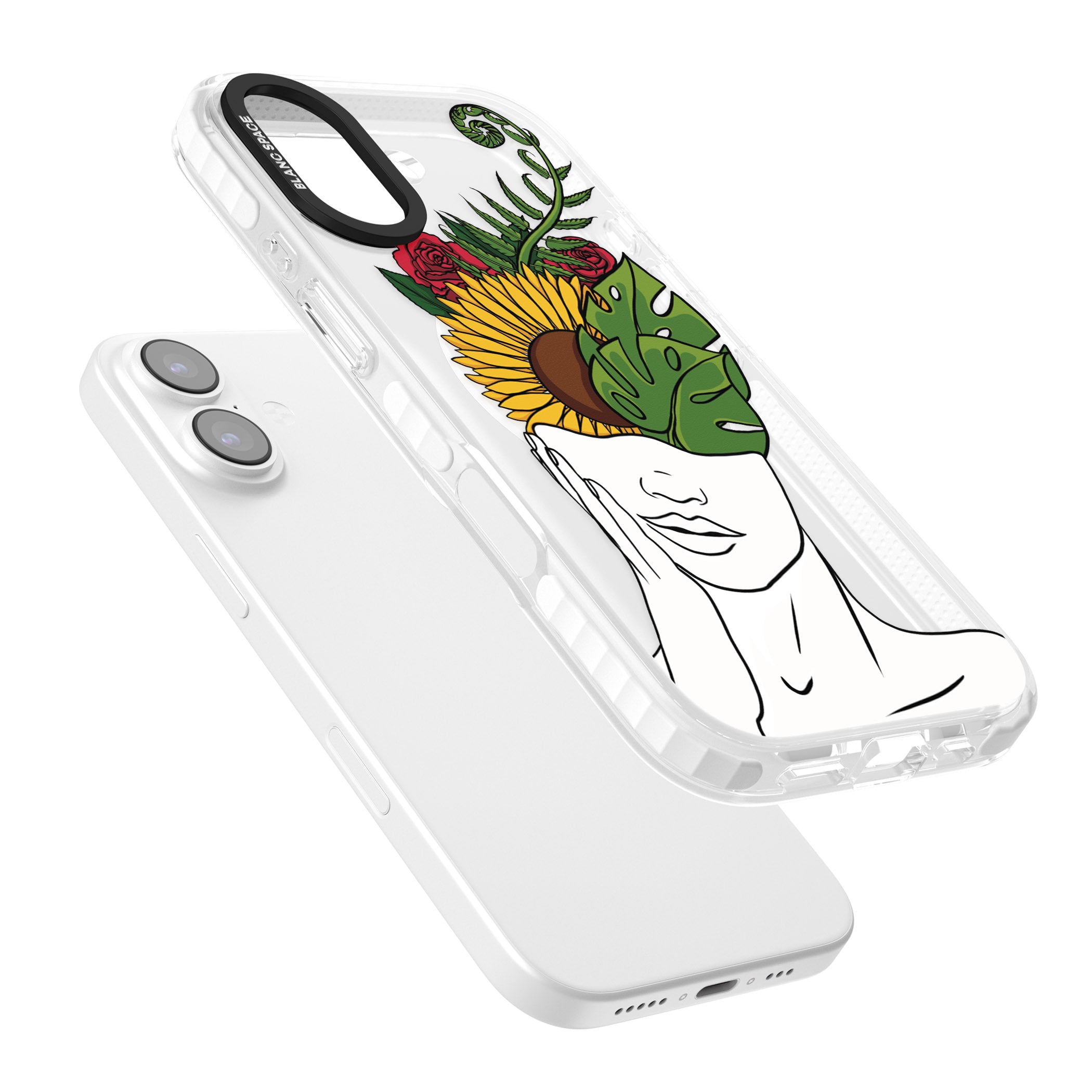 Let The Mind Flourish iPhone 17 Impact Pro Clear Phone Case Colours