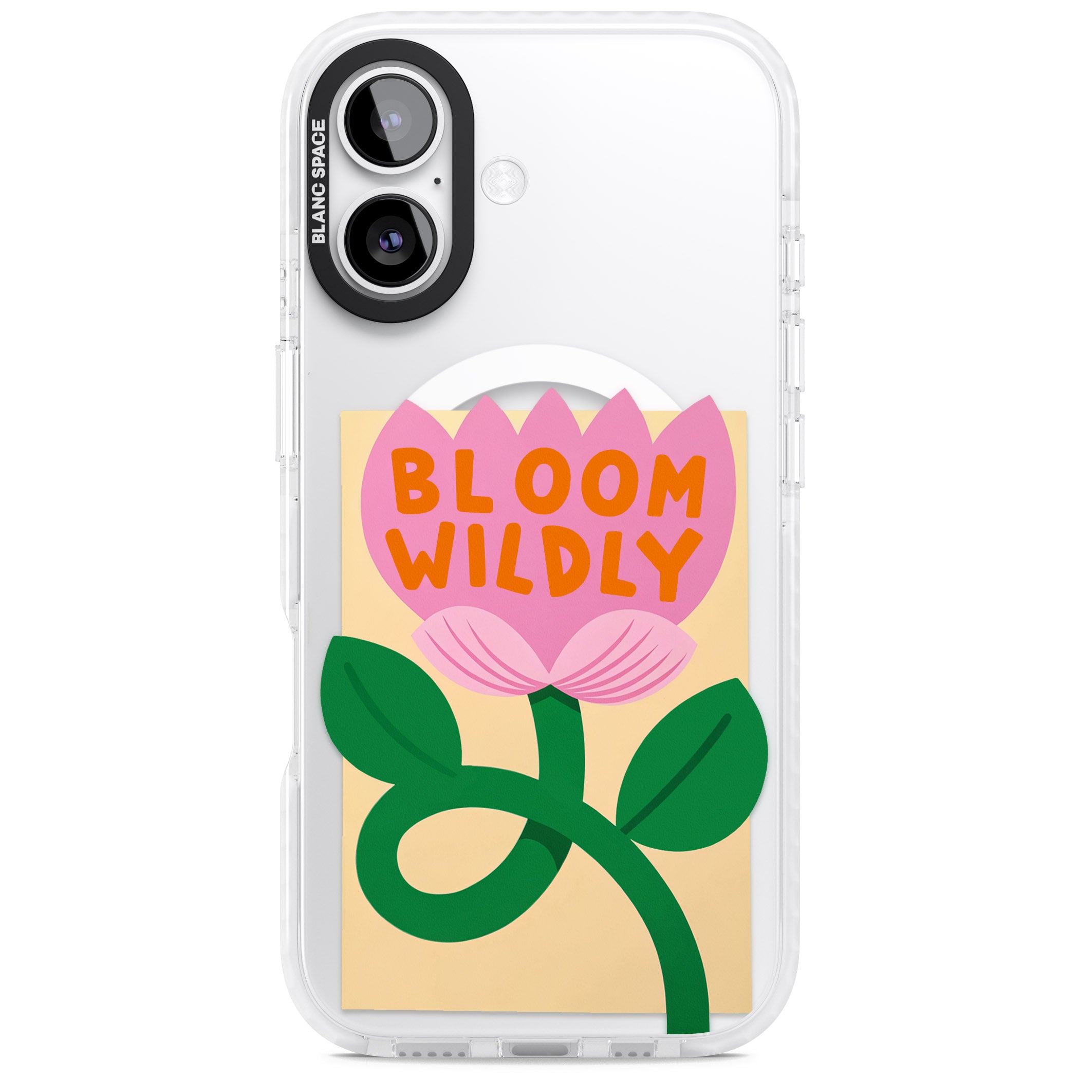 Bloom Wildly iPhone 17 Impact Pro Clear Phone Case