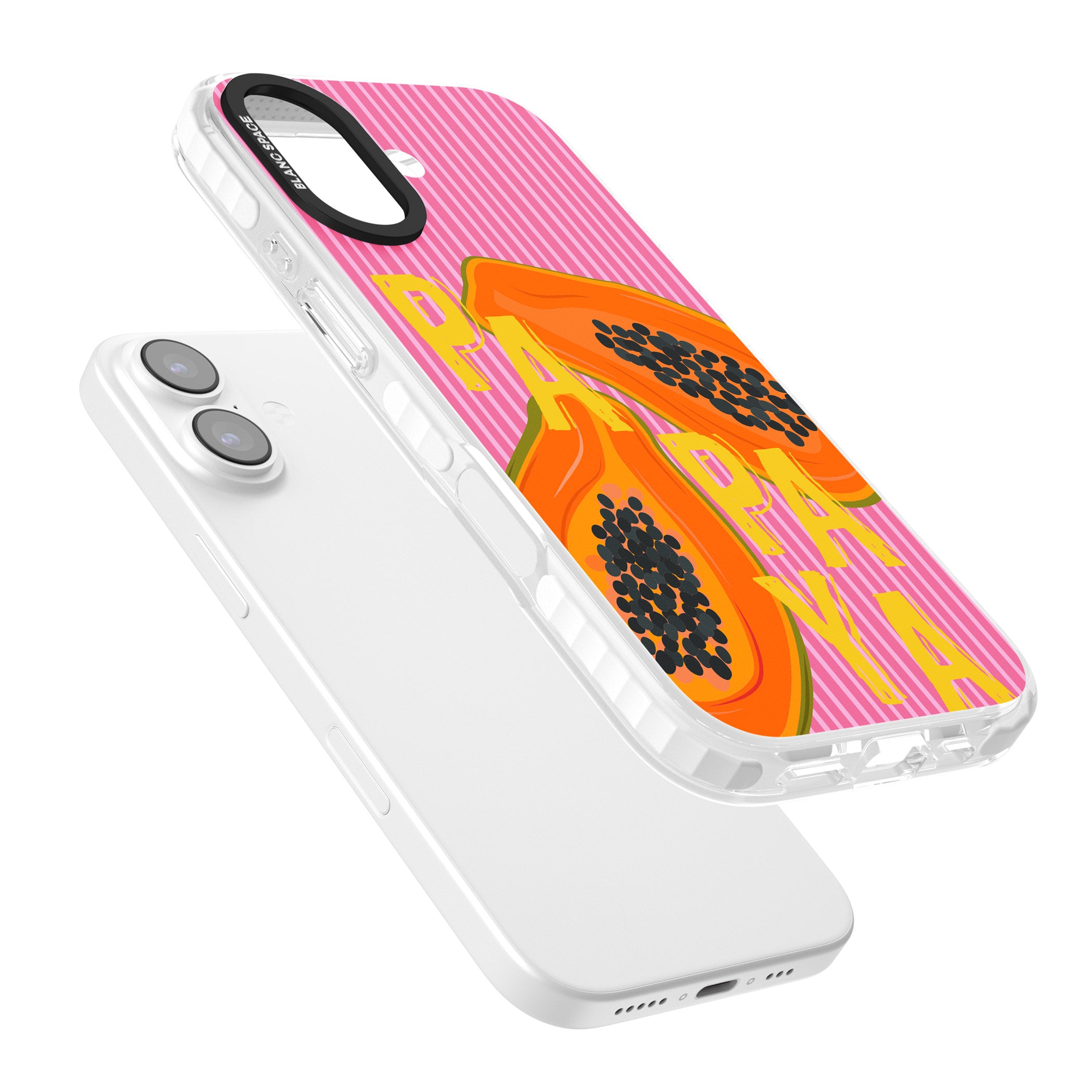 Papaya iPhone 17 Impact Pro Clear Phone Case Colours