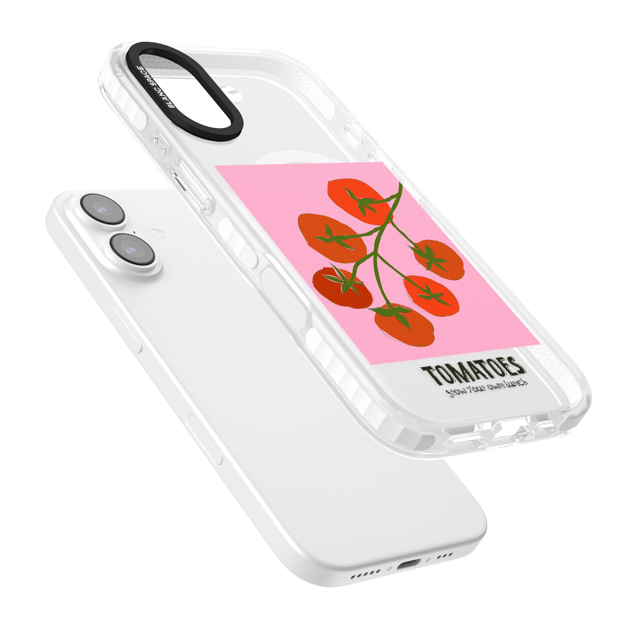 Own Tomatoes iPhone 17 Impact Pro Clear Phone Case Colours