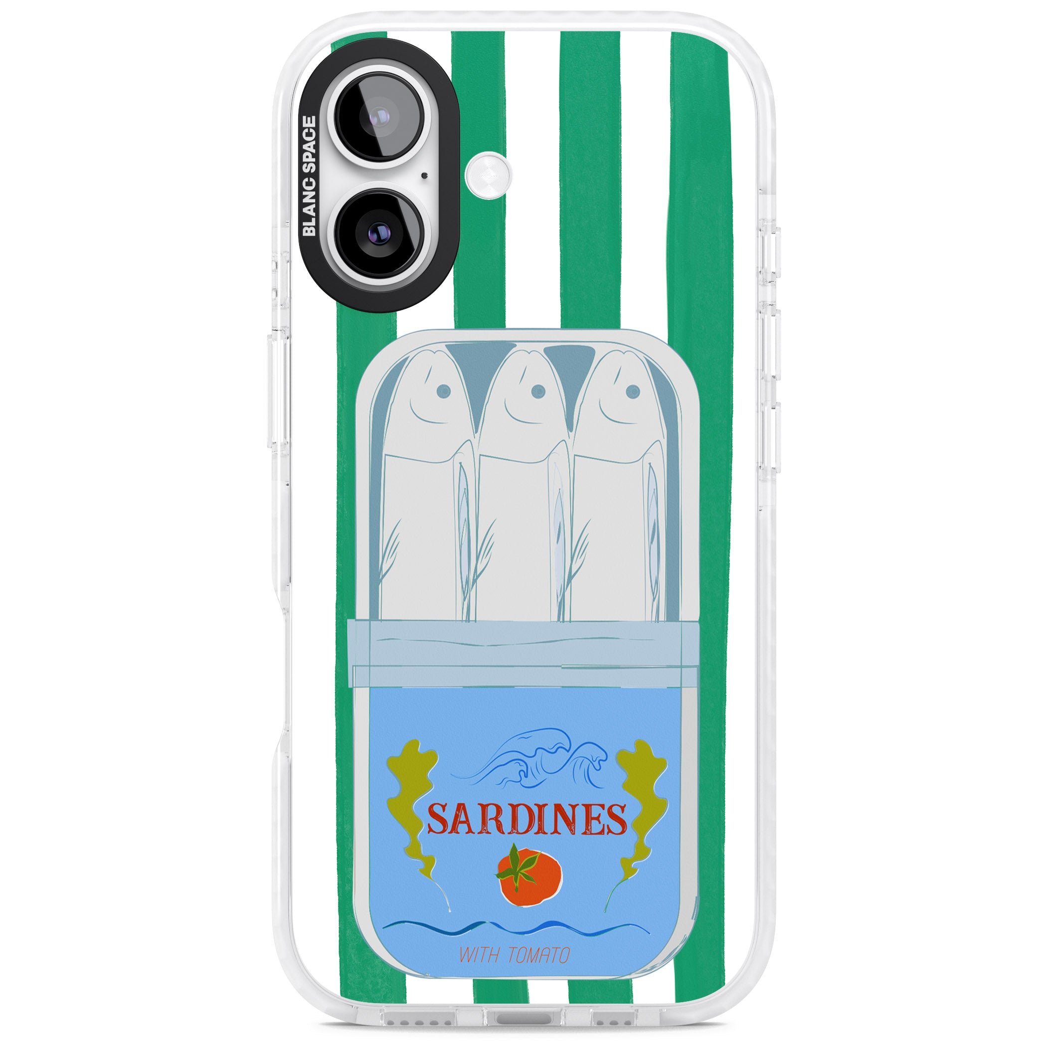 Italian Coastal Sardines iPhone 17 Impact Pro Clear Phone Case