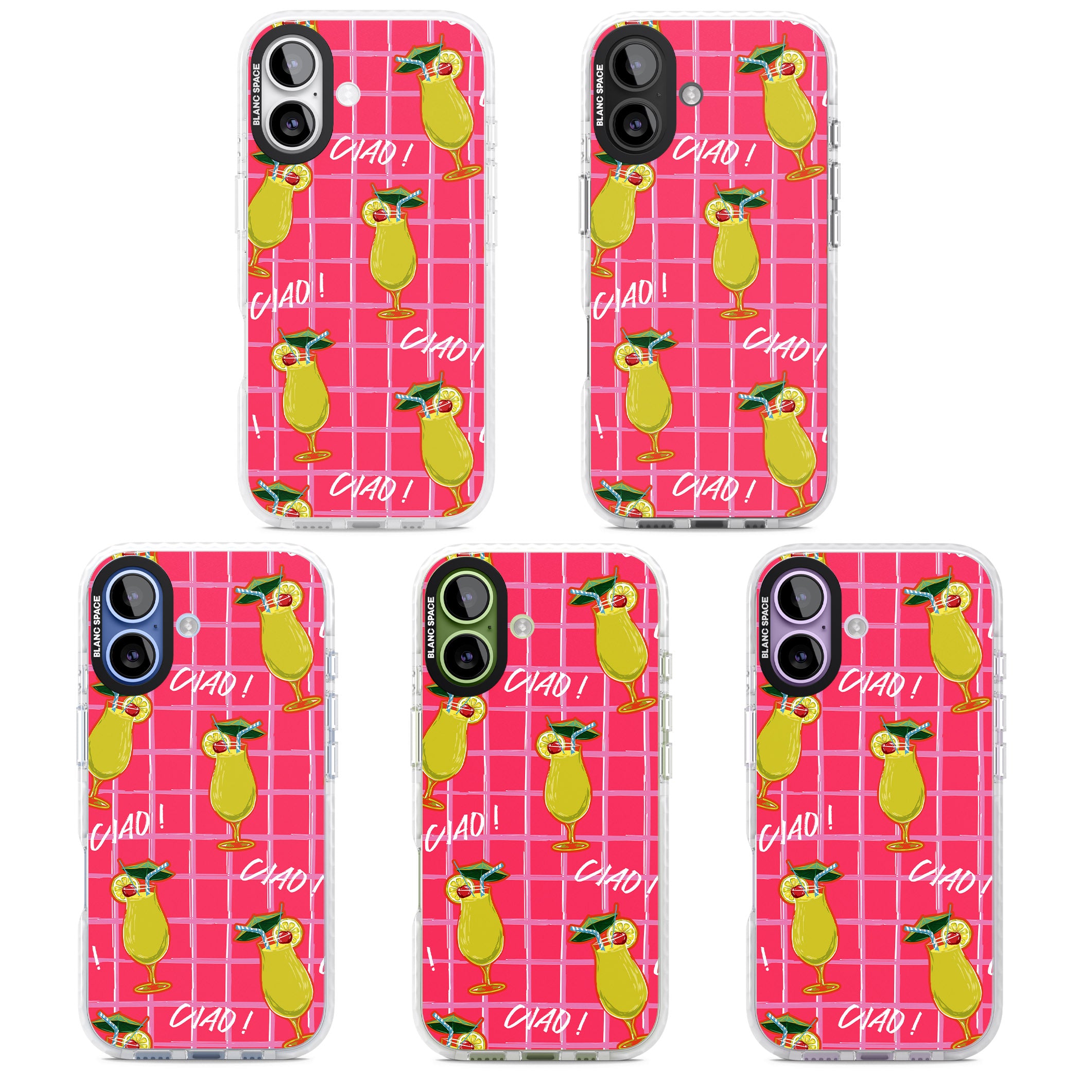 Ciao Lemons iPhone 17 Impact Pro Clear Phone Case APT Impact Protection