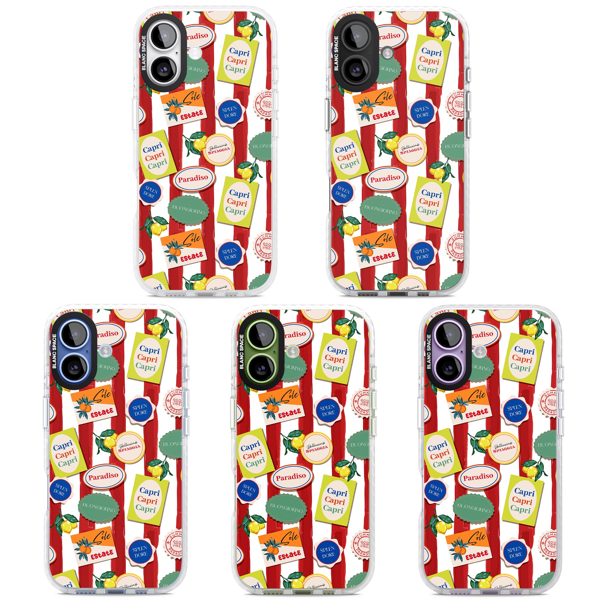 Capri iPhone 17 Impact Pro Clear Phone Case APT Impact Protection