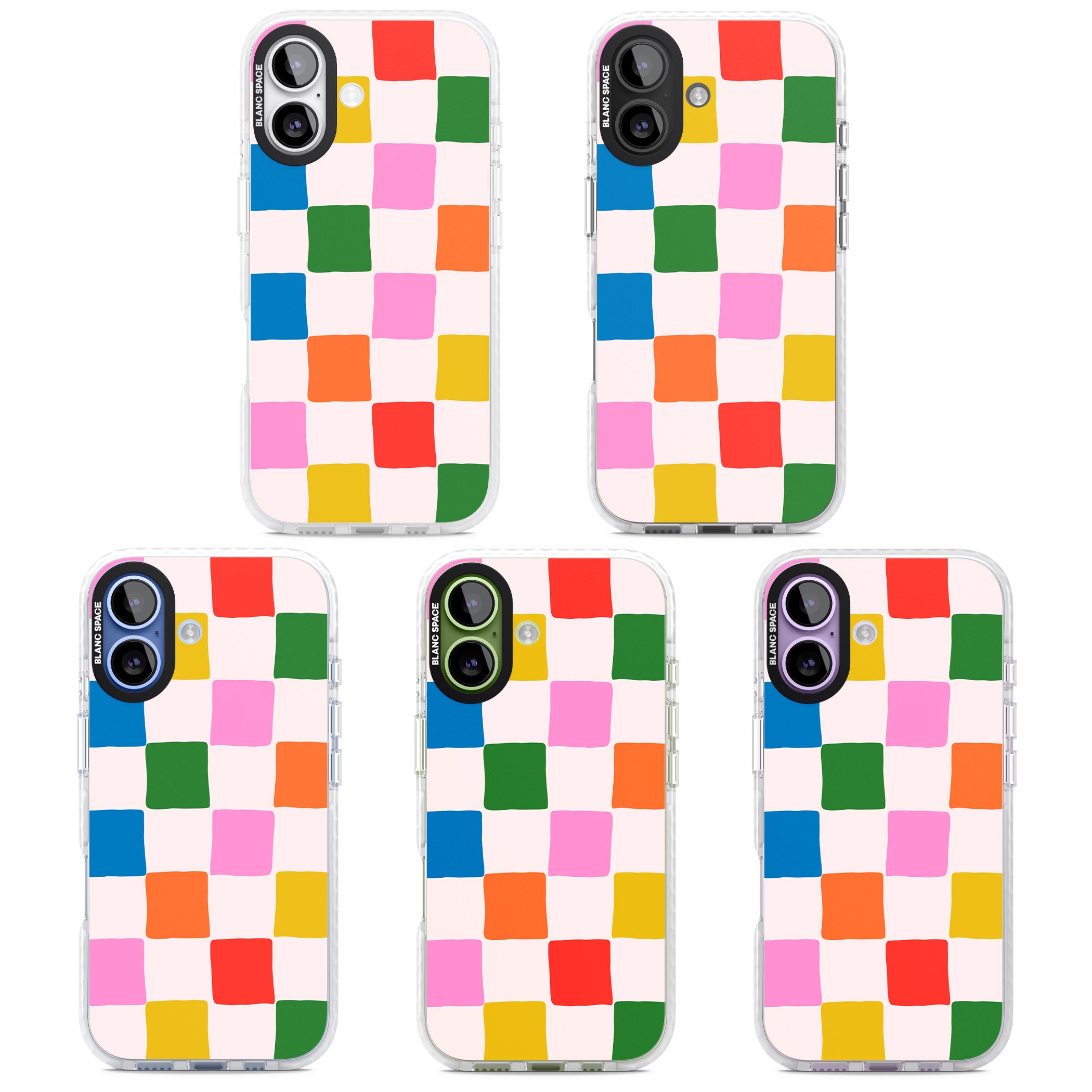 Colour Checked iPhone 17 Impact Pro Clear Phone Case APT Impact Protection