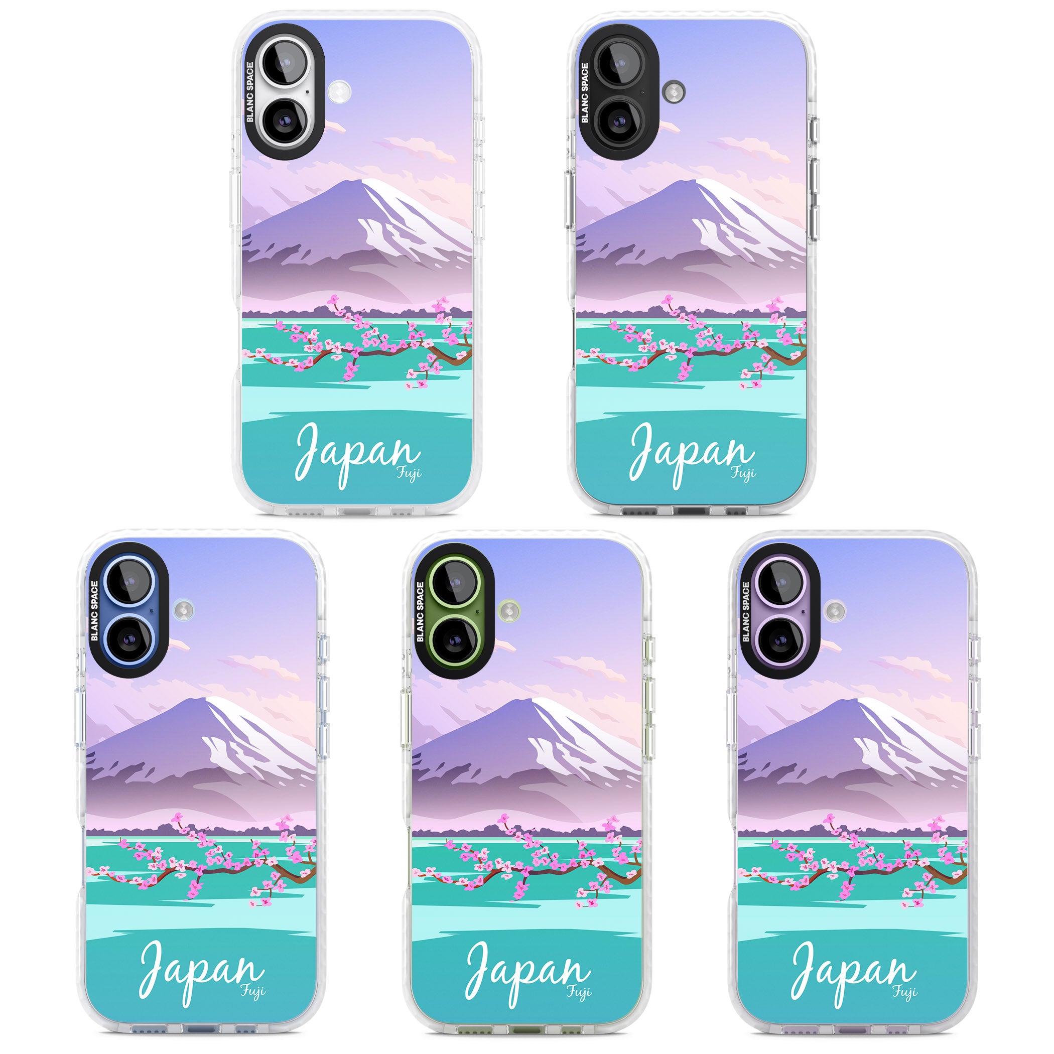 Vintage Travel Poster Japan iPhone 17 Impact Pro Clear Phone Case APT Impact Protection