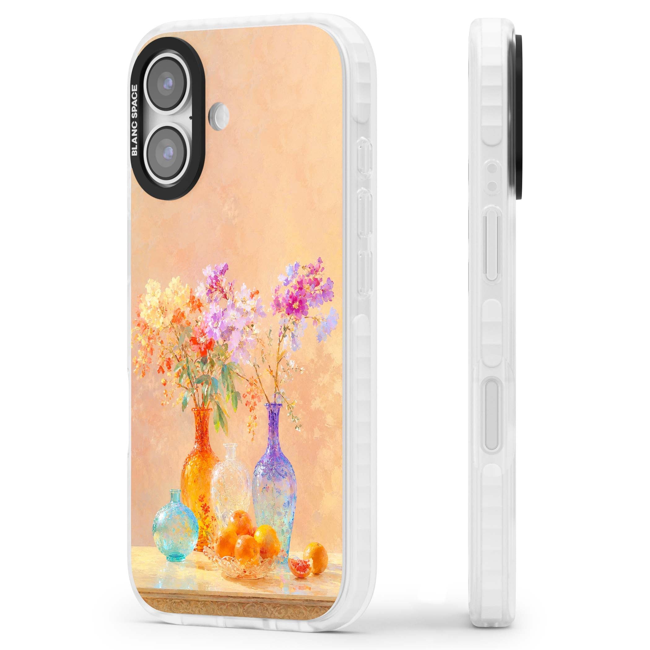 Peach Glass art iPhone case | Impact Magsafe case for iPhone 17