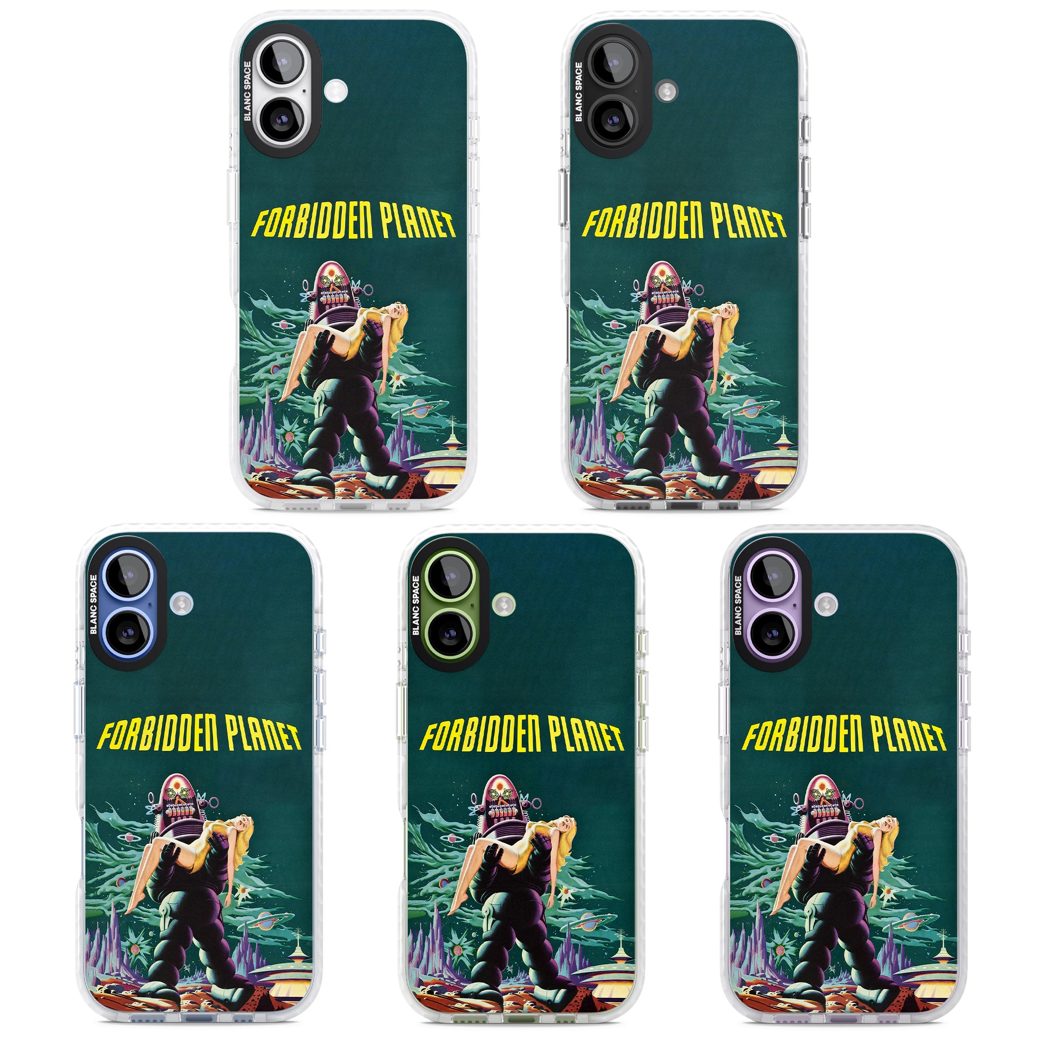 Forbidden Planet Poster iPhone 17 Impact Pro Clear Phone Case APT Impact Protection