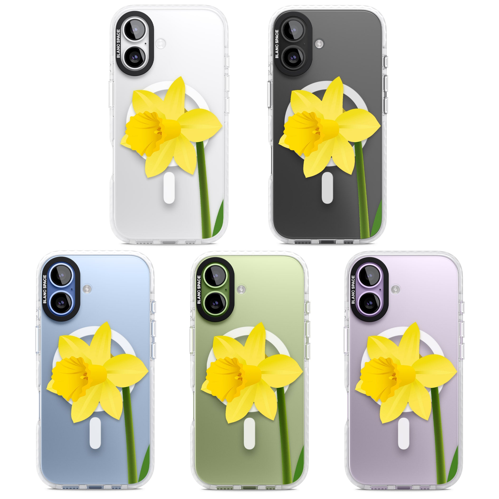 Daffodil iPhone 17 Impact Pro Clear Phone Case APT Impact Protection