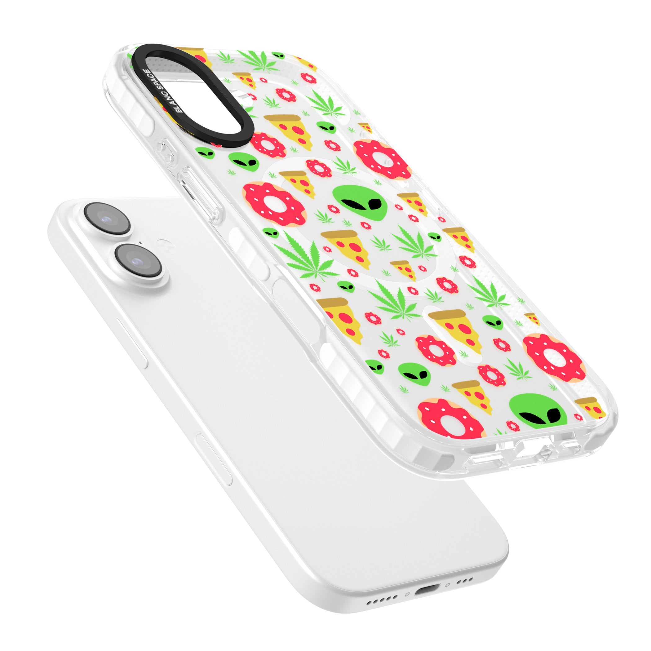 Martians & Munchies iPhone 17 Impact Pro Clear Phone Case Colours