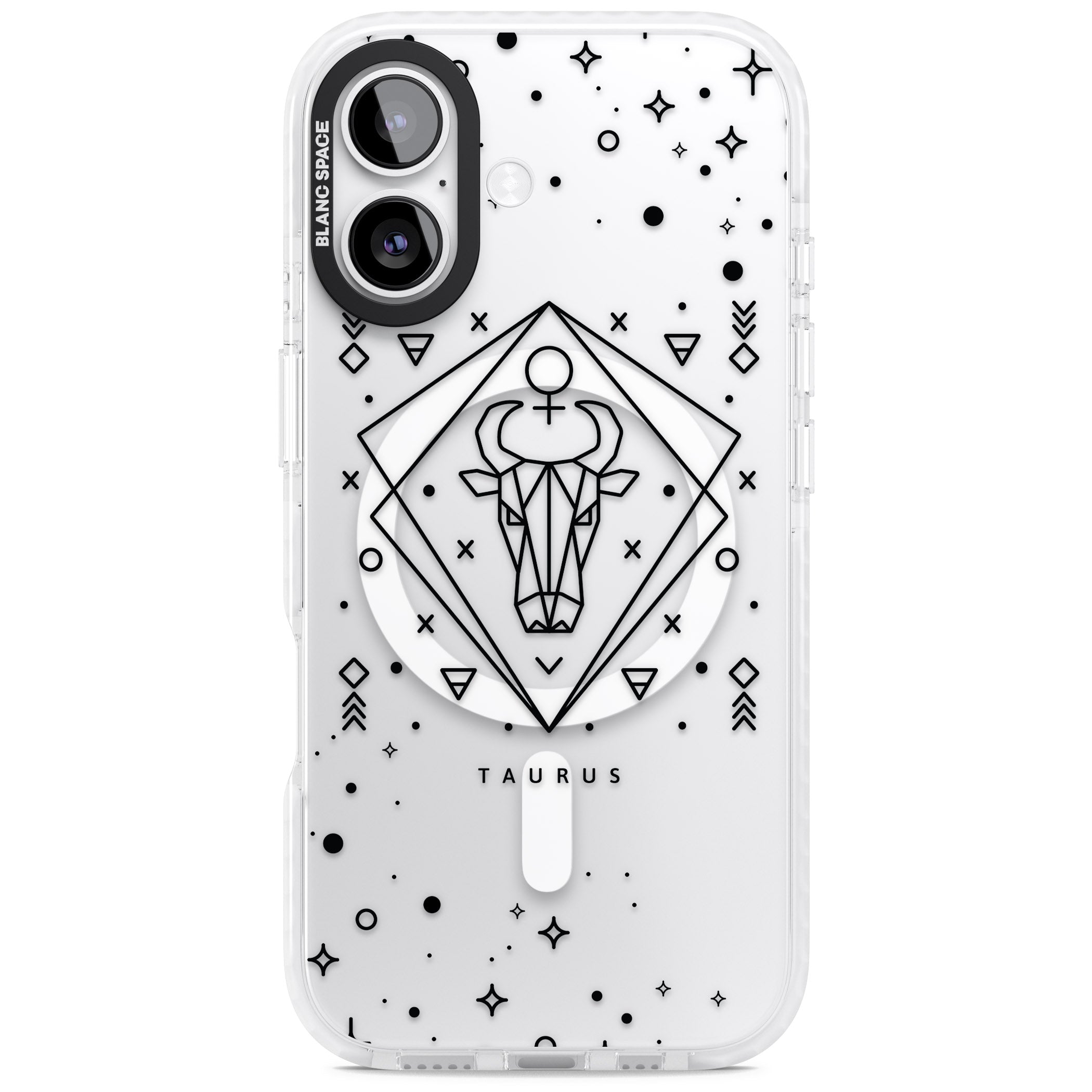 Taurus Emblem iPhone 17 Impact Pro Clear Phone Case