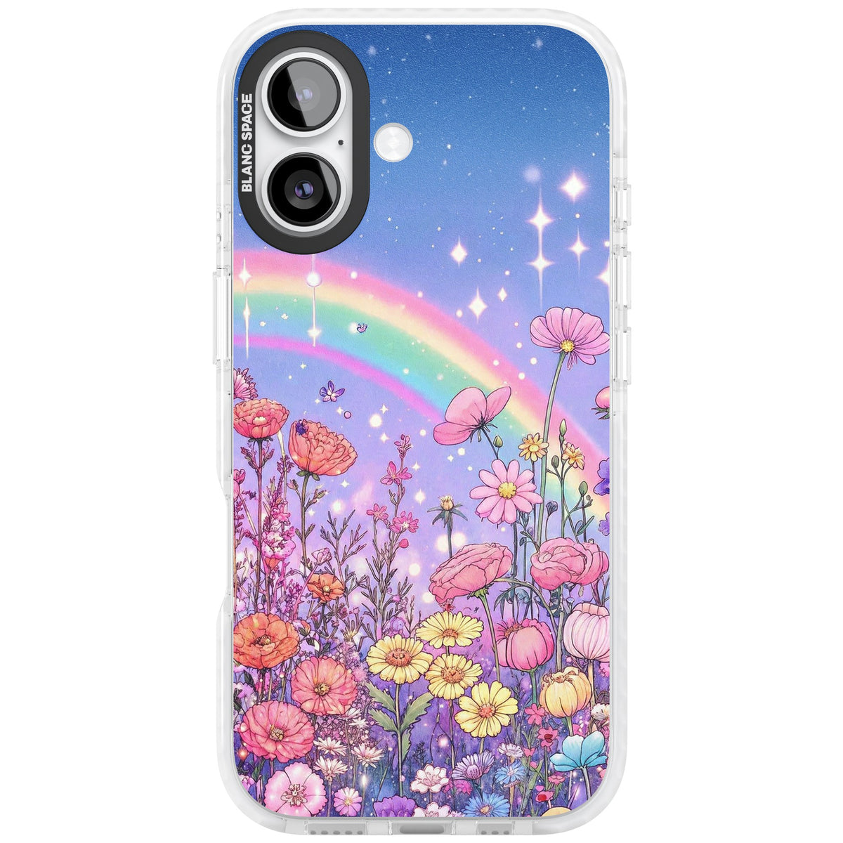 Magical Meadow iPhone 16 / iPhone 16 Plus / iPhone 17 Impact Clear Phone Case front