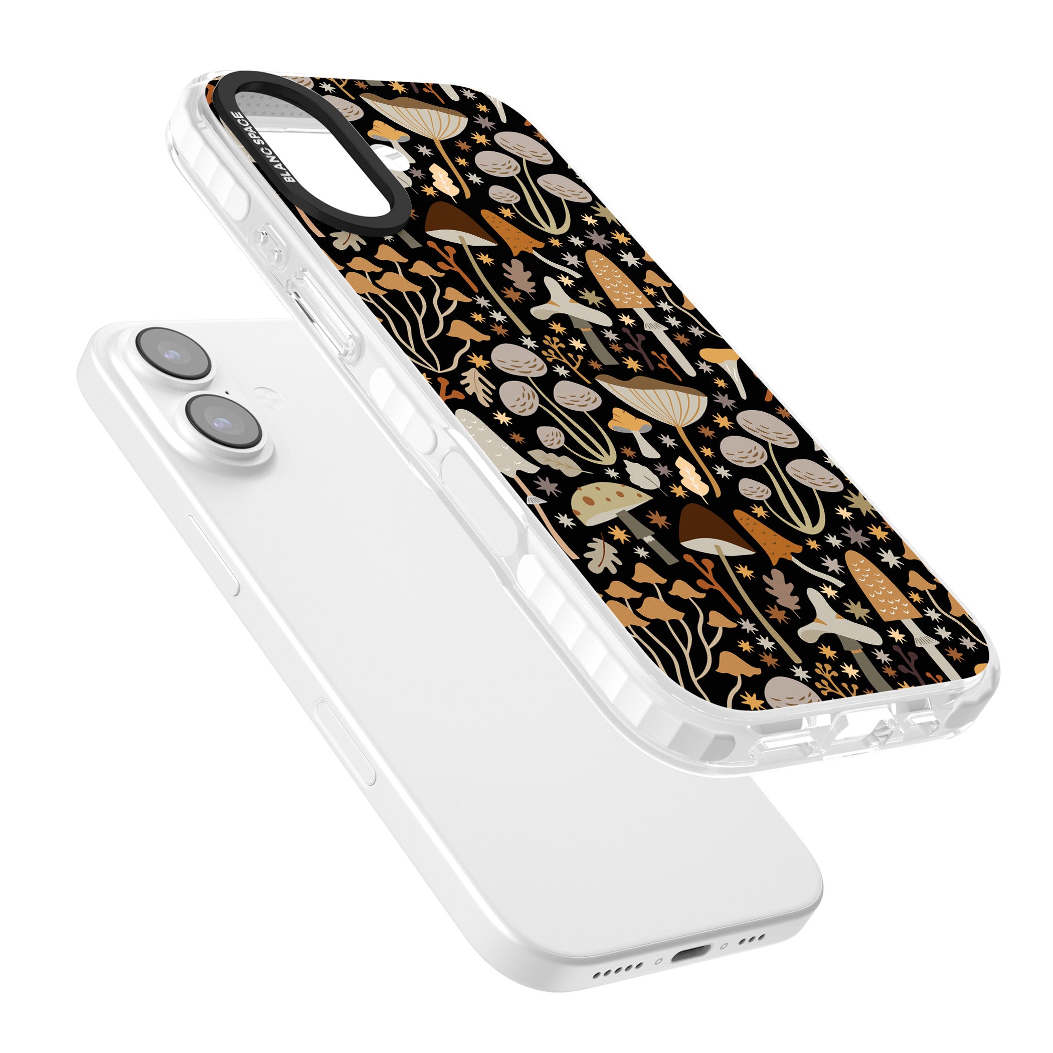 Mushroom Dream Pattern iPhone 17 Impact Clear Phone Case Colours