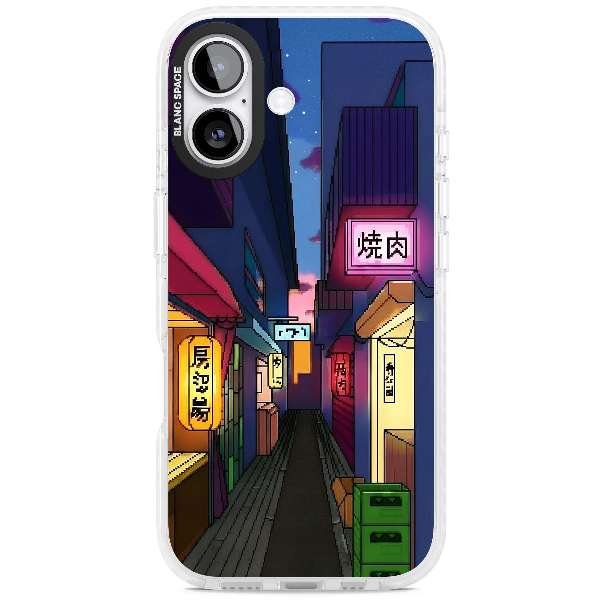 Nights In The Yokocho for him iPhone case | Black Impact case for iPhone 17