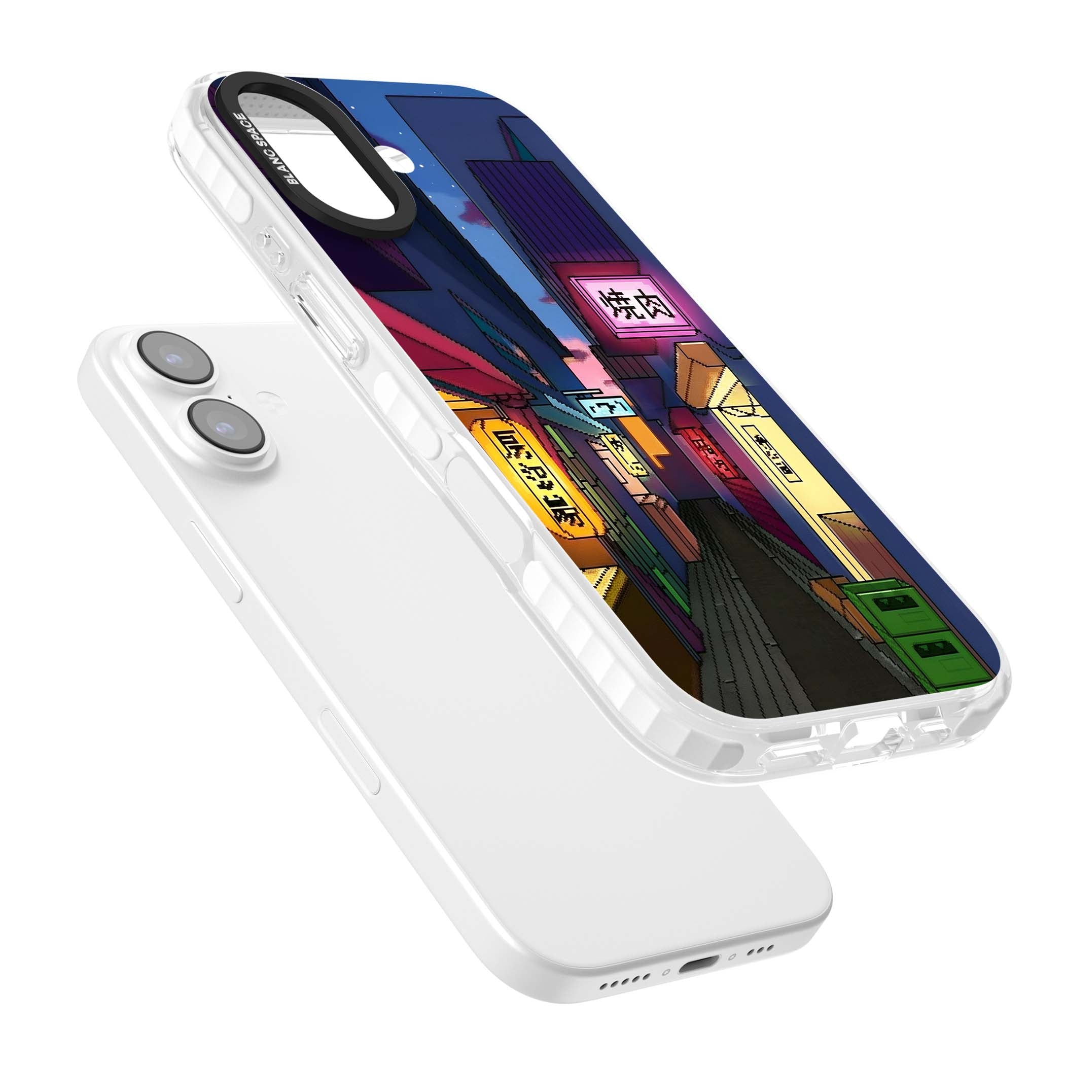 Nights In The Yokocho for him iPhone case | Black Impact case for iPhone 17