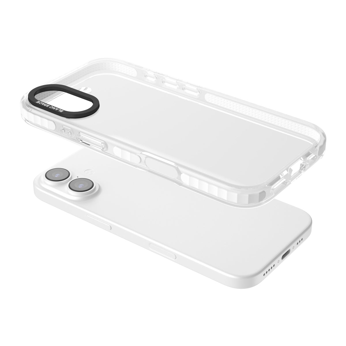 Clear Impact iPhone 16 / iPhone 16 Plus / iPhone 17 Impact Clear Phone Case angled